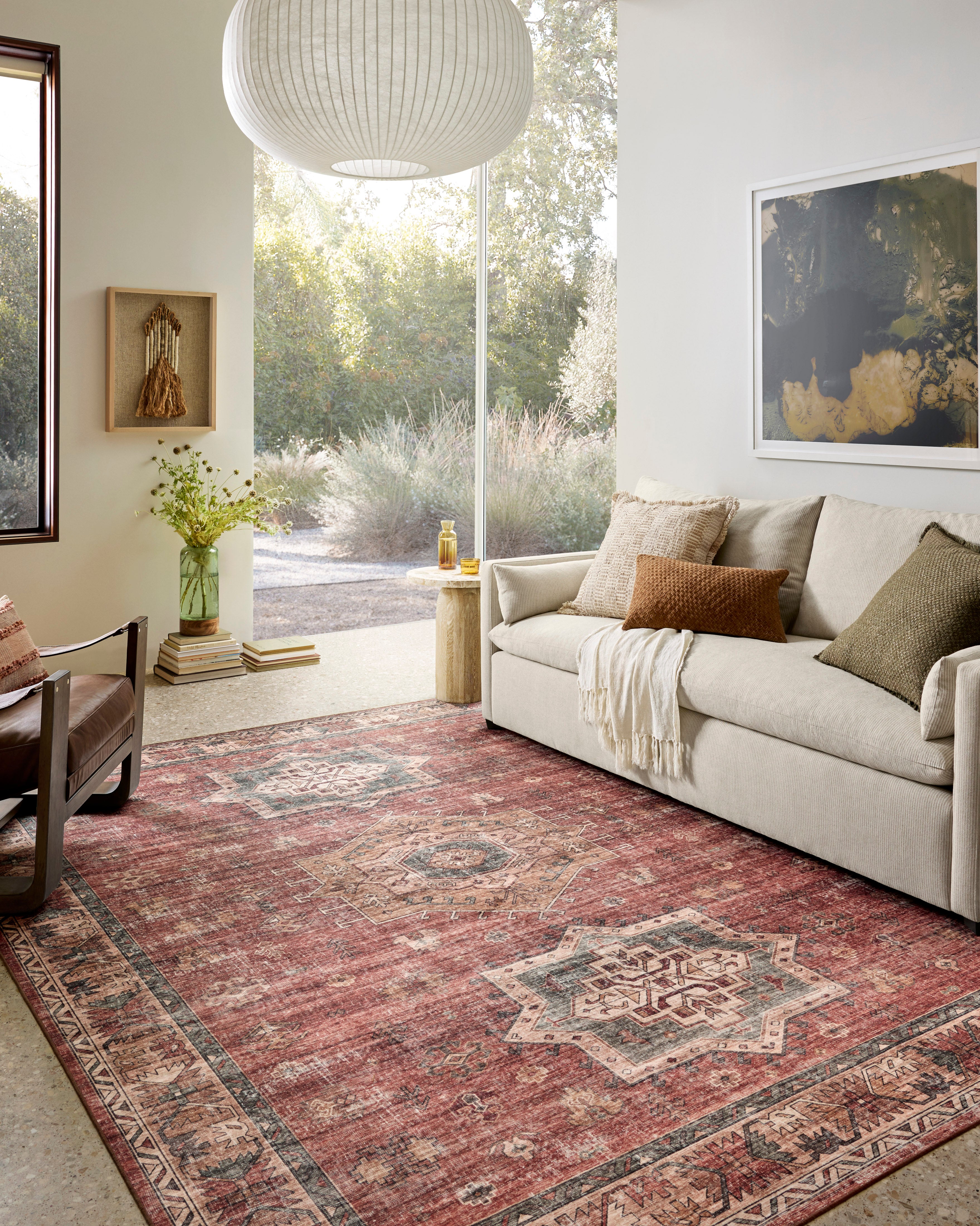 Anniston Spice Multi Washable Rug - Reimagine Designs