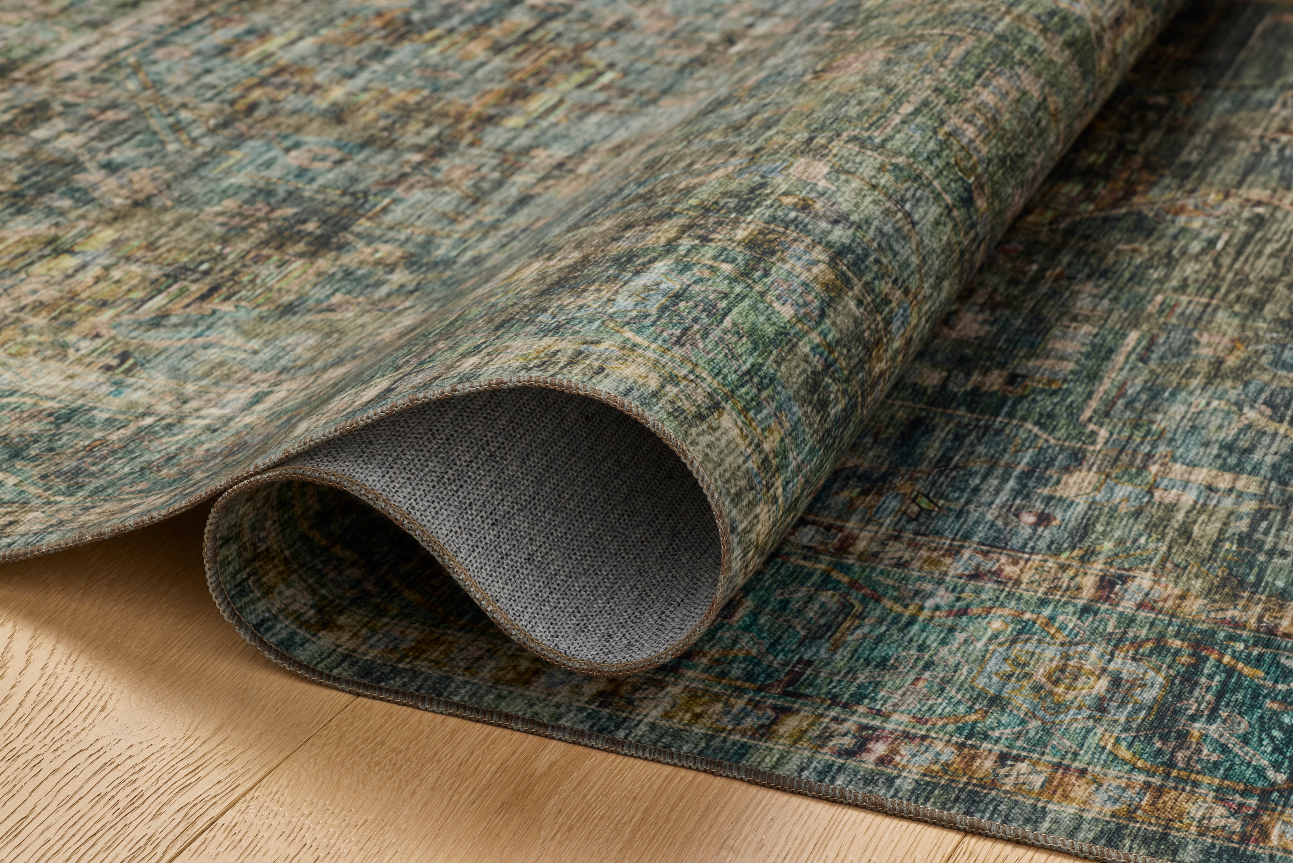 Anniston Lagoon Multi Washable Rug - Reimagine Designs