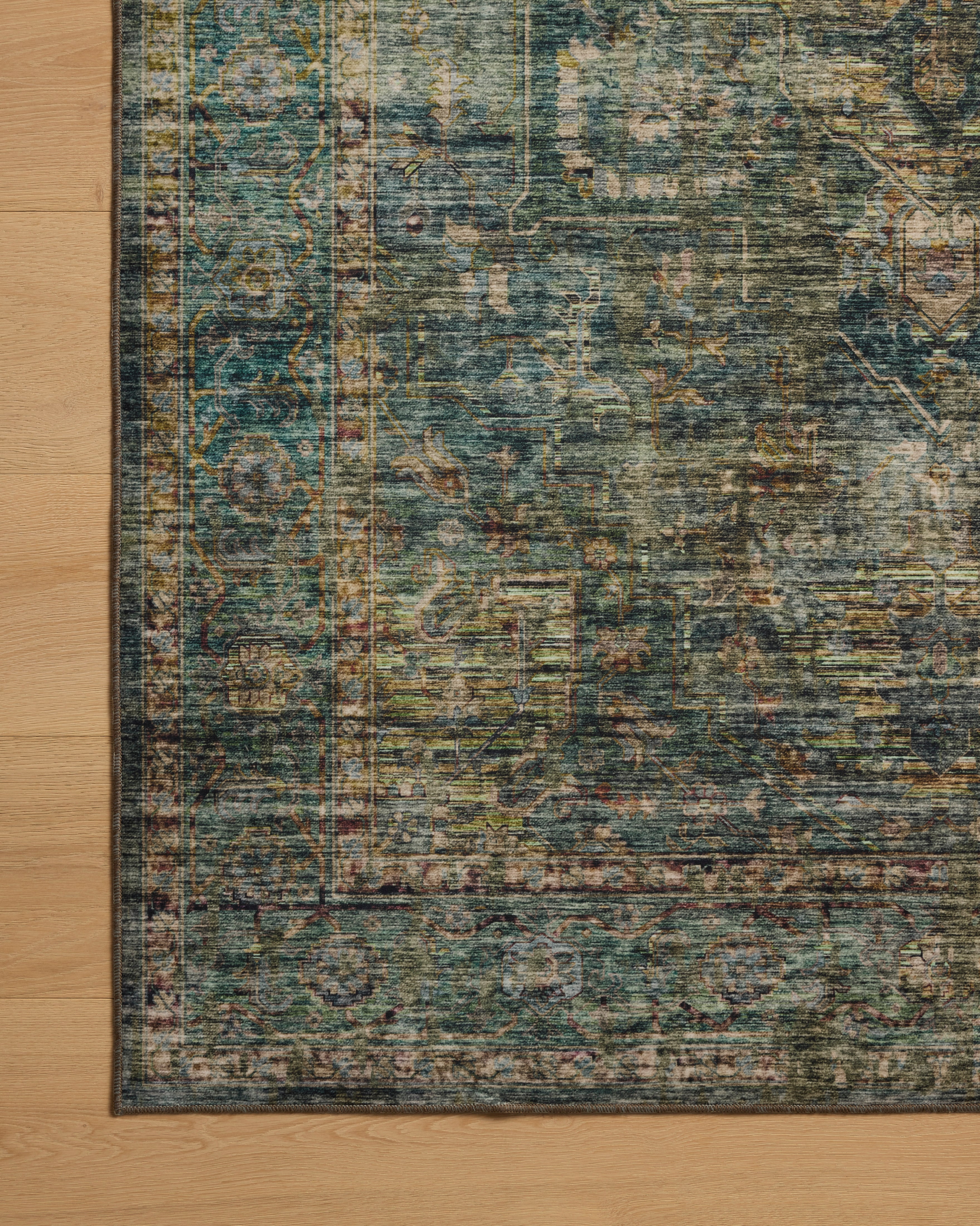 Anniston Lagoon Multi Washable Rug - Reimagine Designs