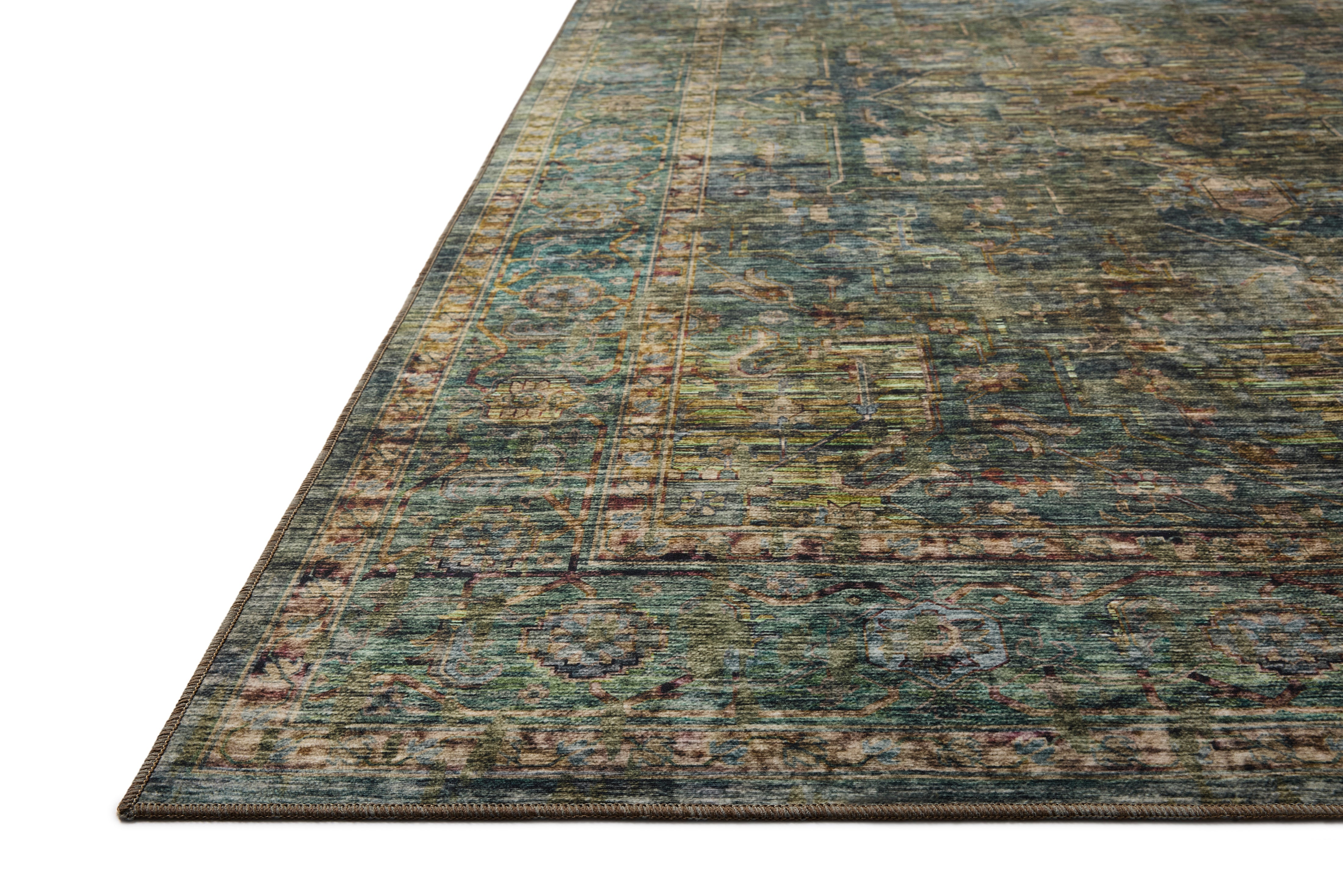 Anniston Lagoon Multi Washable Rug - Reimagine Designs