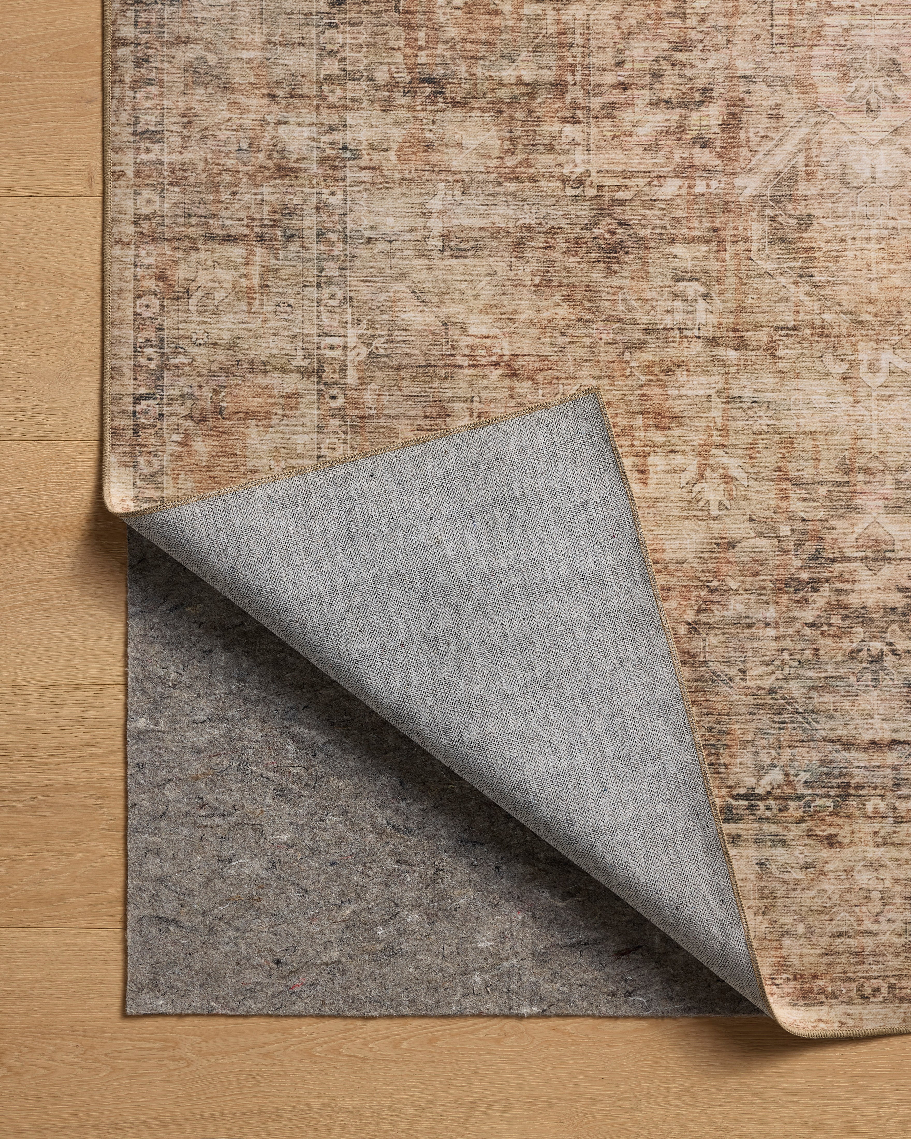 Anniston Clay Charcoal Washable Rug - Reimagine Designs