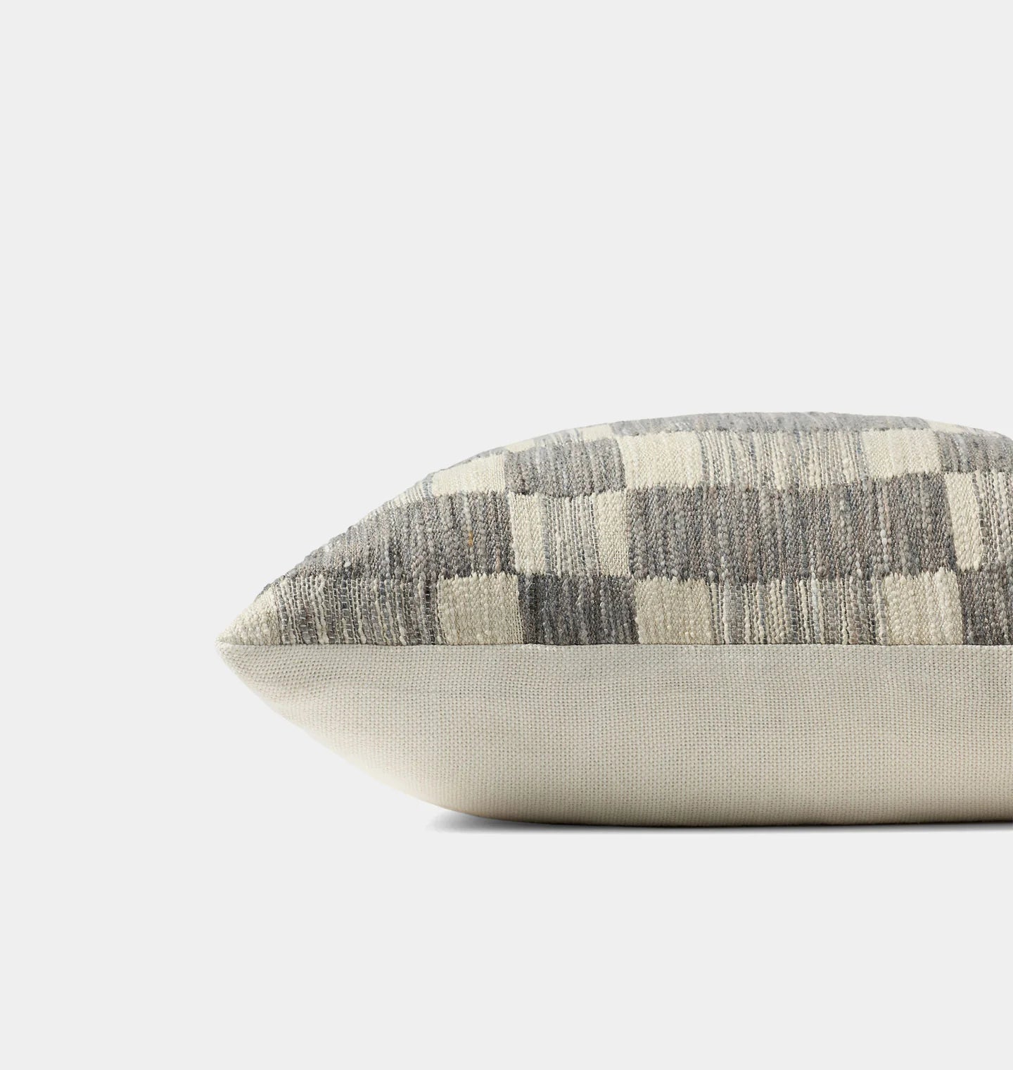 Amber Lewis Adams Charcoal Ivory Pillow