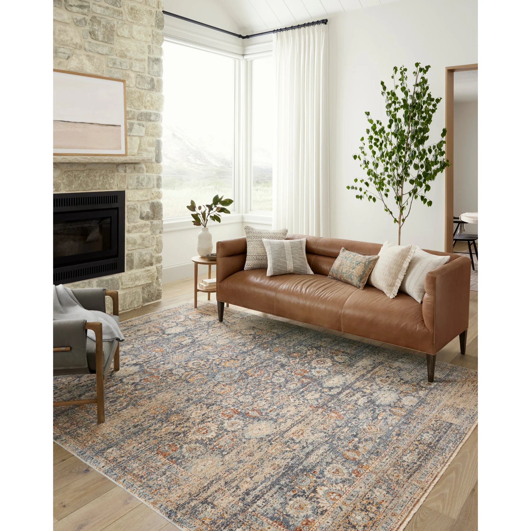 Blake Navy Multi Rug Collection