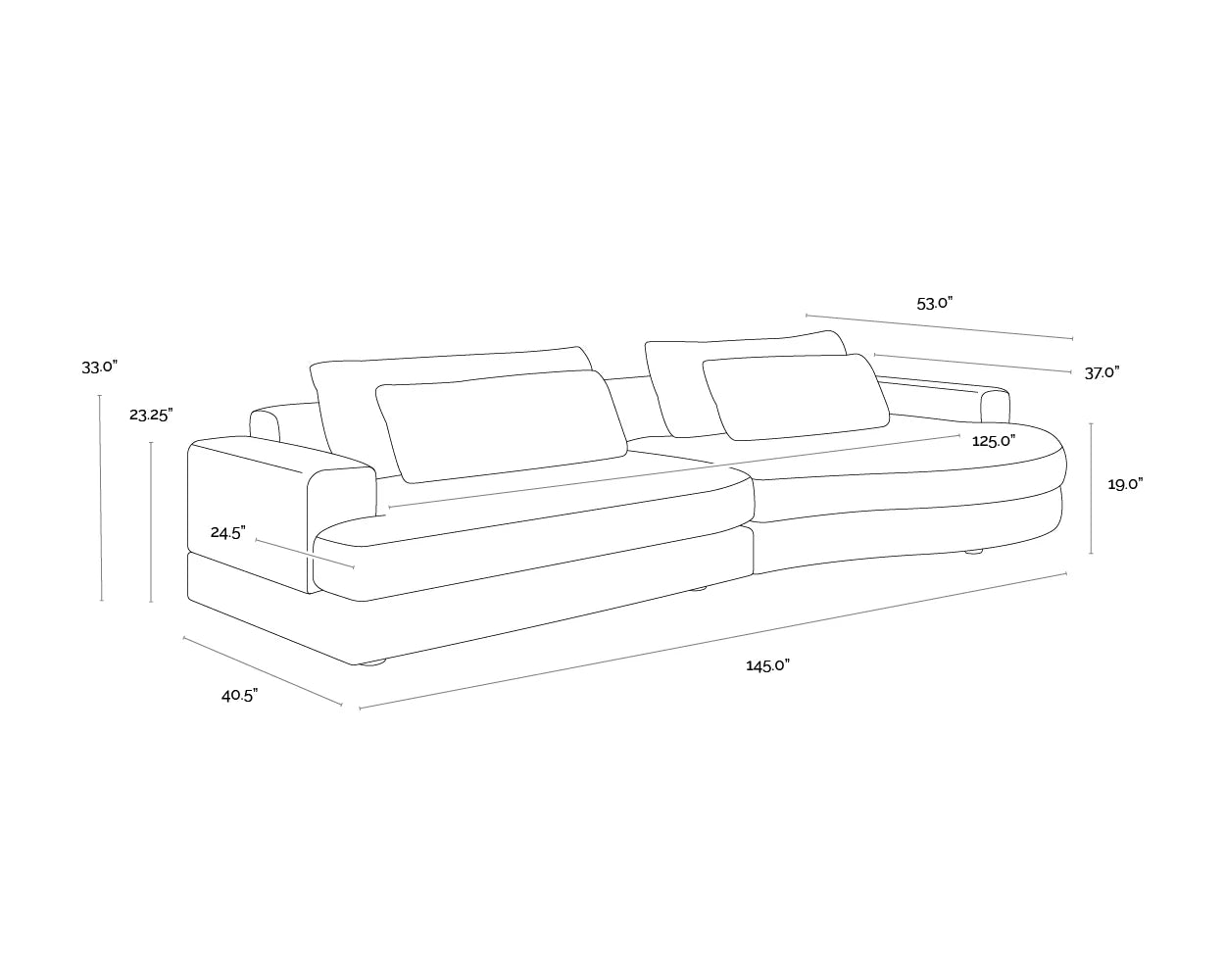 Baela Cream Sofa