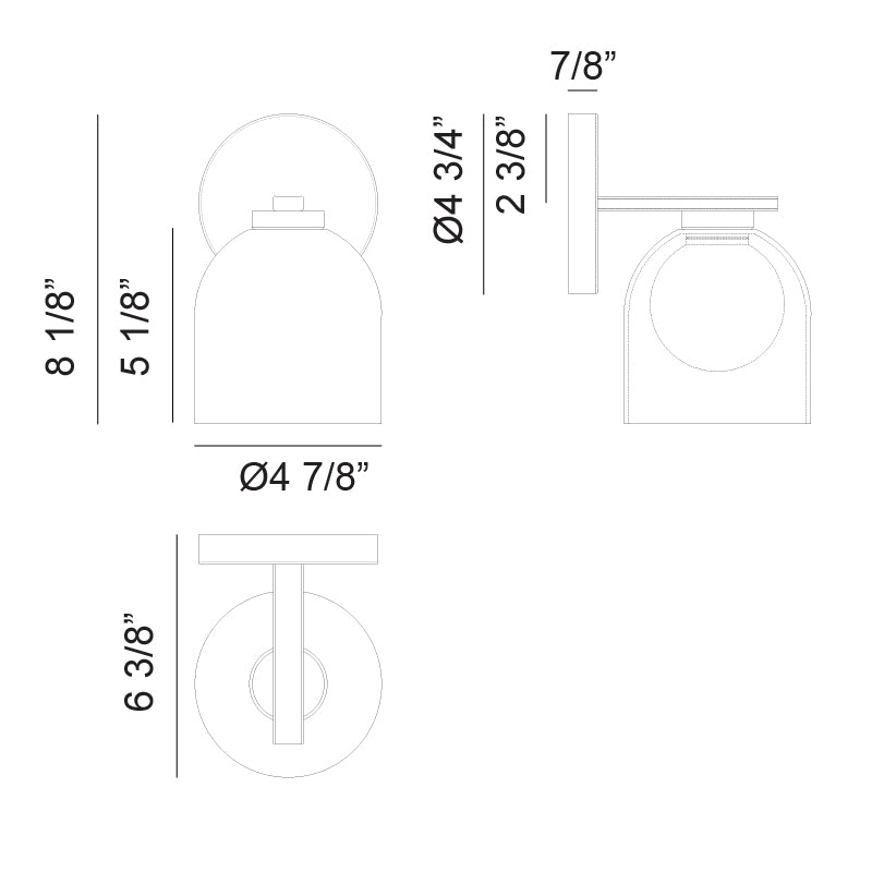 Matteo Derbishone 1-Light Wall Sconce Collection