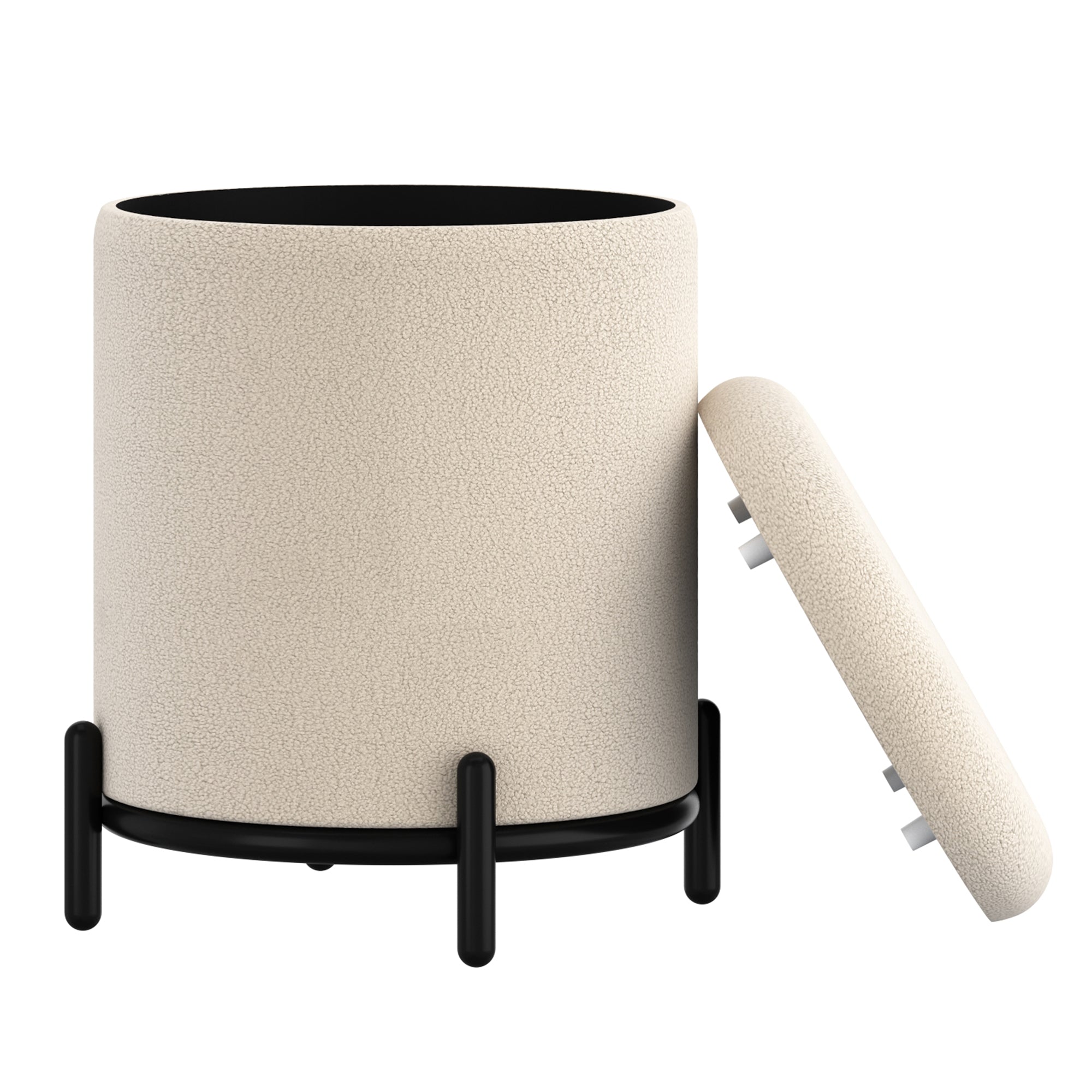 Castor Storage Ottoman