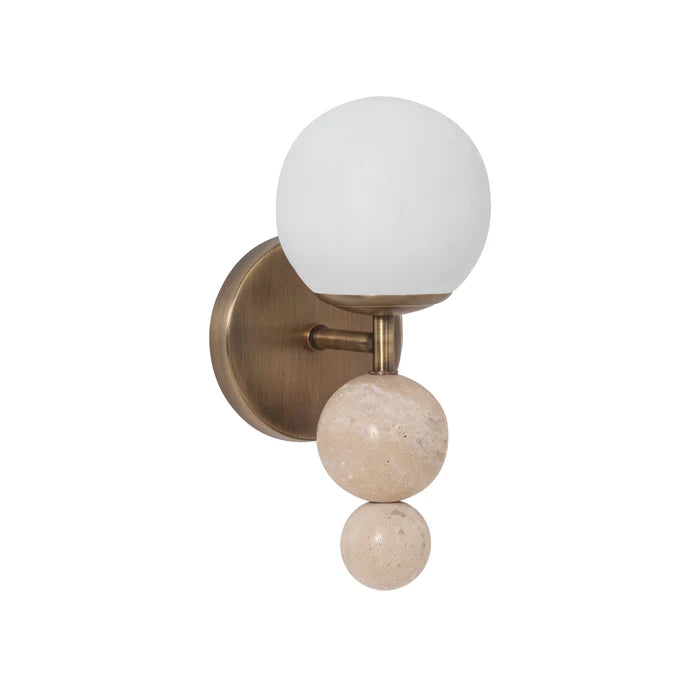Celestia Travertine Wall Sconce
