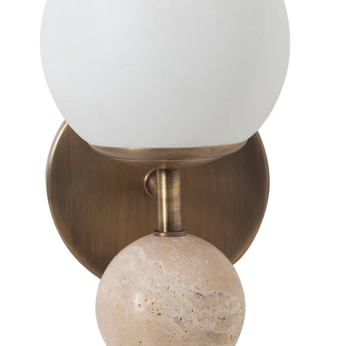 Celestia Travertine Wall Sconce