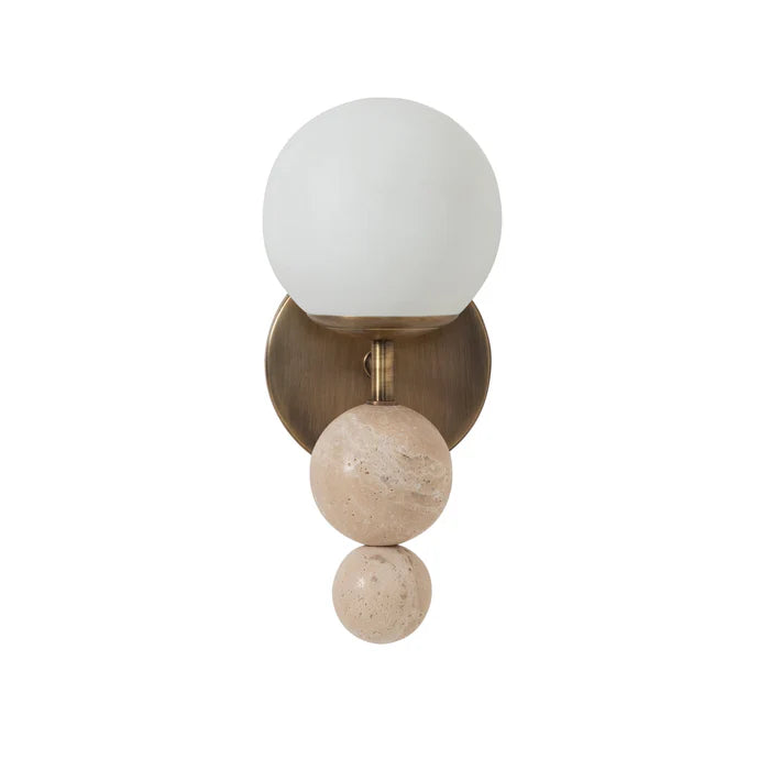 Celestia Travertine Wall Sconce