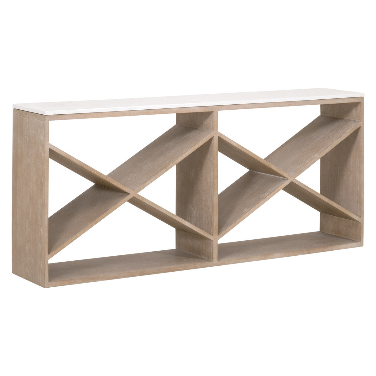 Cellar Quartz Oak Console Table