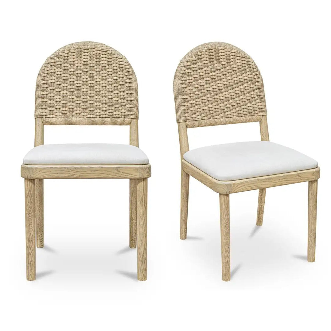 Claire Dining Chair Natural-Set of Two