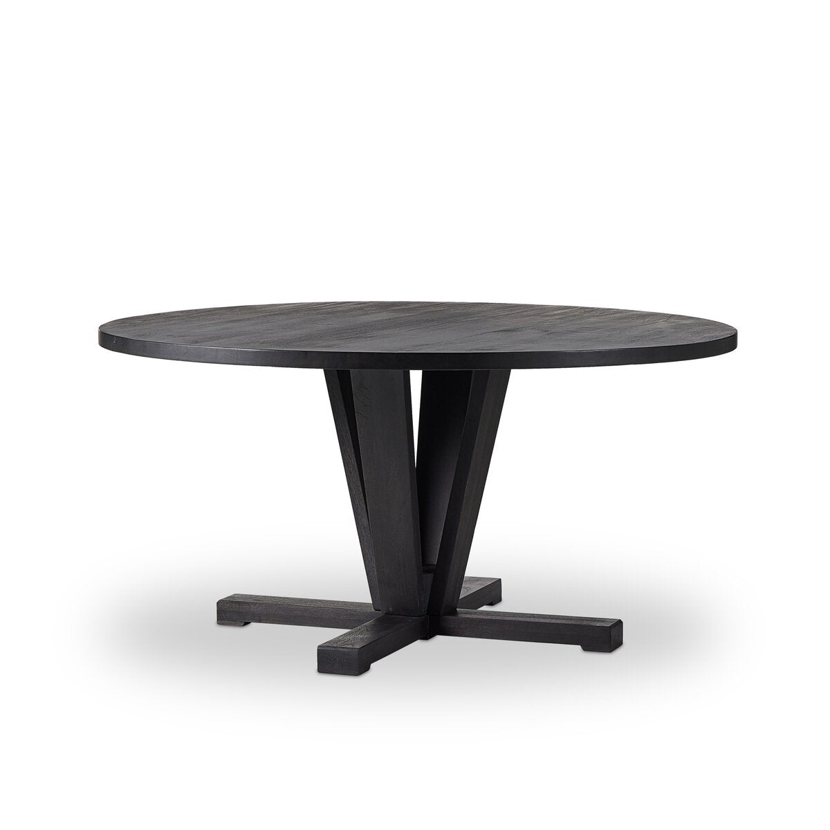 Cobain Flint Black Wood Dining Table