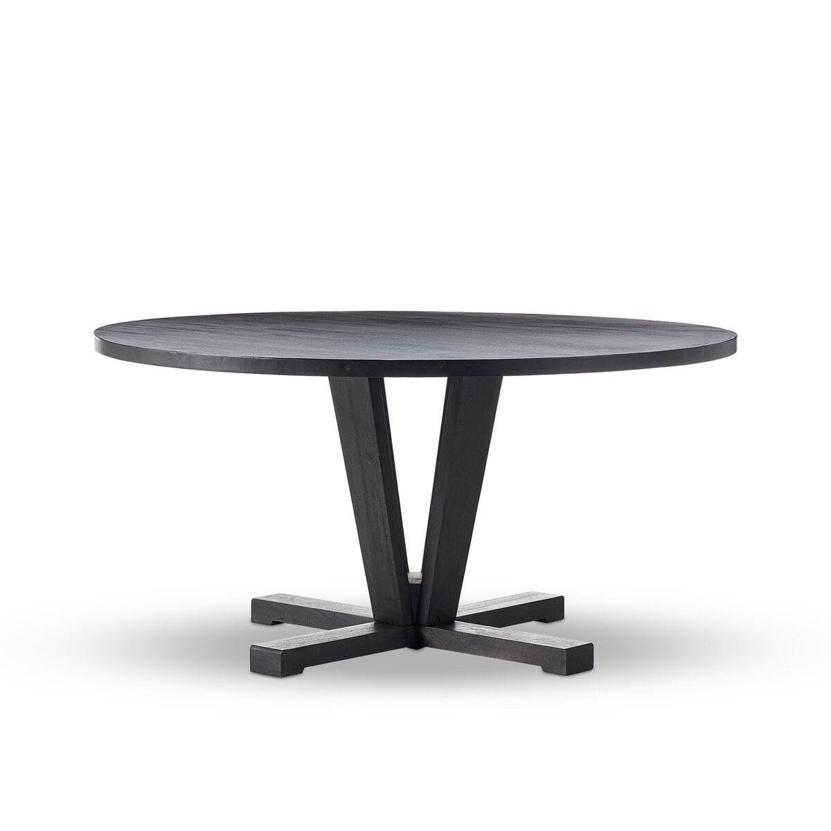 Cobain Flint Black Wood Dining Table