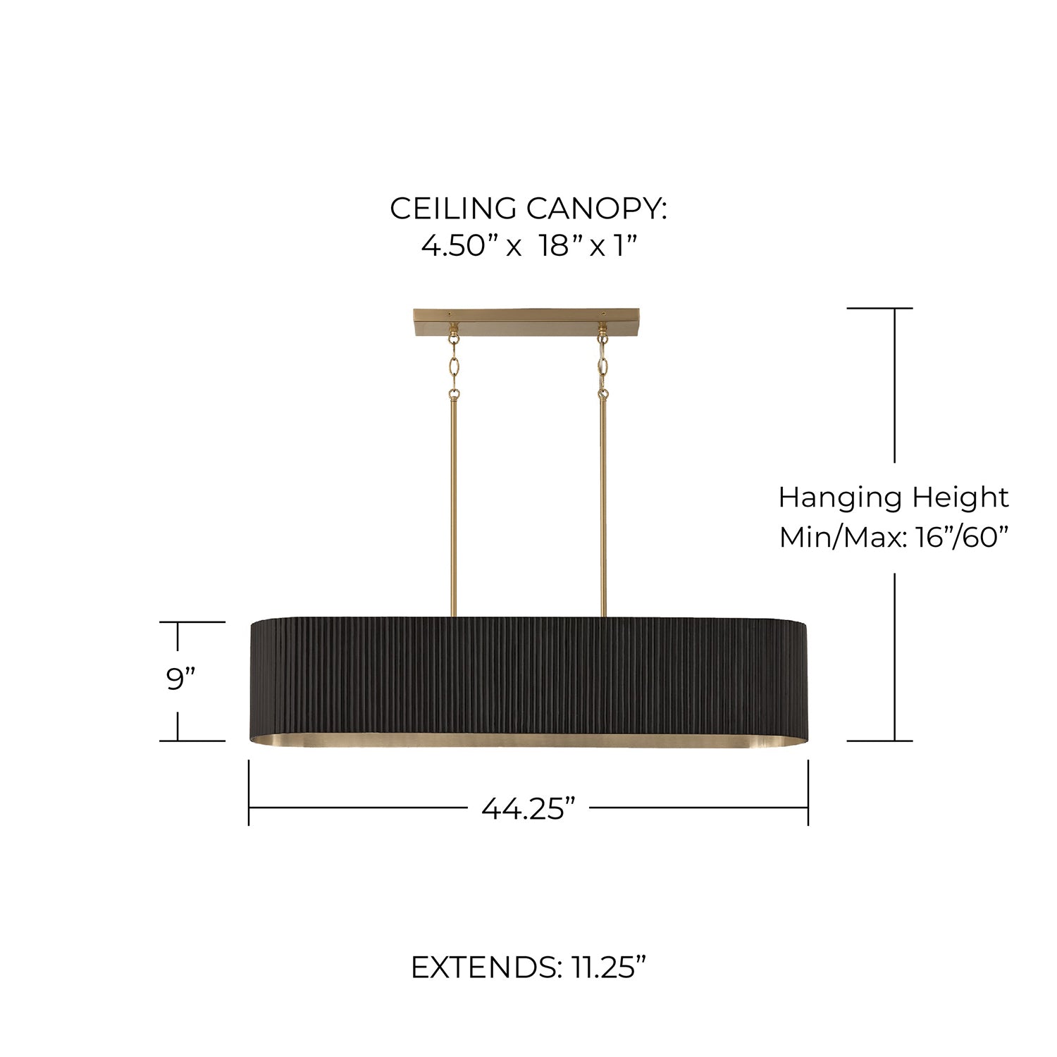 Capital Lighting Donovan Linear Chandelier