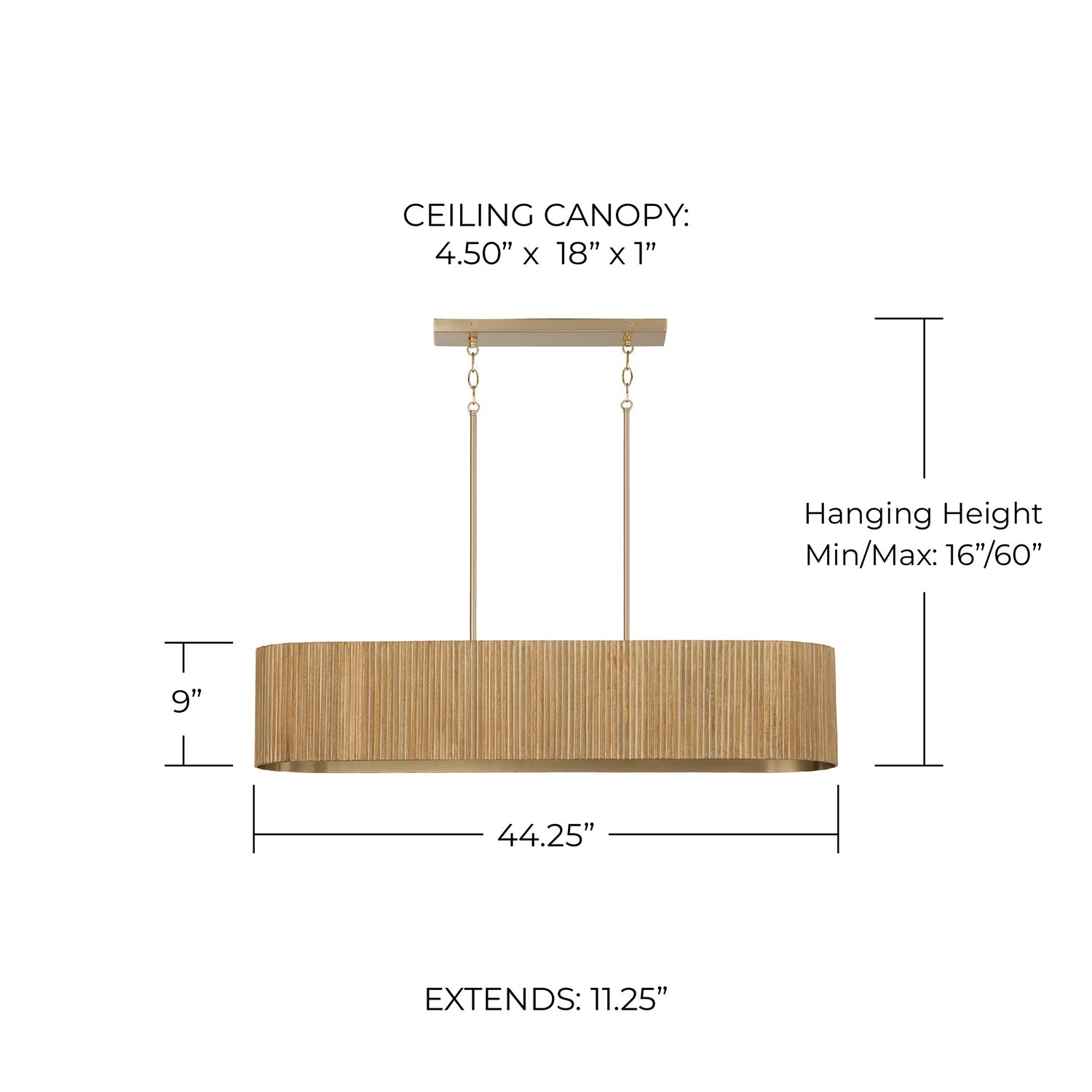 Capital Lighting Donovan Linear Chandelier