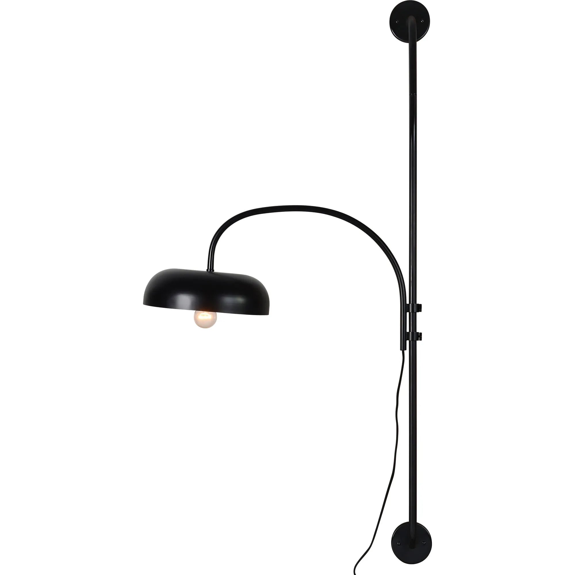 Draco Black Wall Sconce