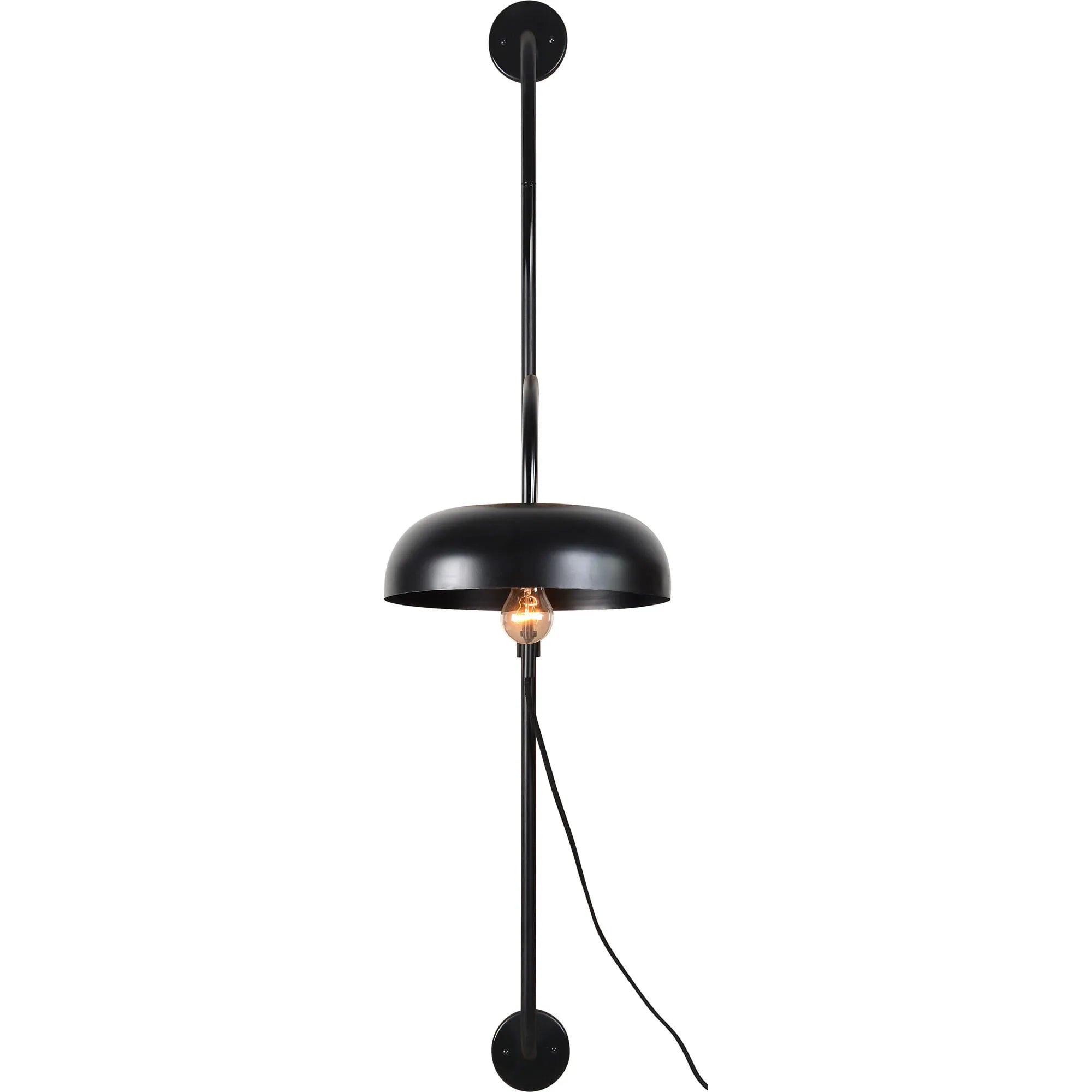 Draco Black Wall Sconce
