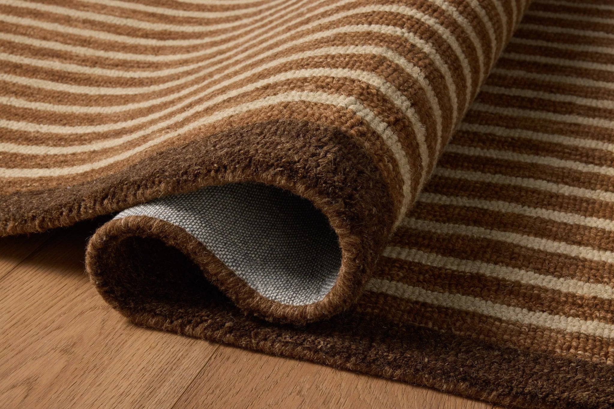 Chris Loves Julia Emmeline Antique Bronze Linen Rug