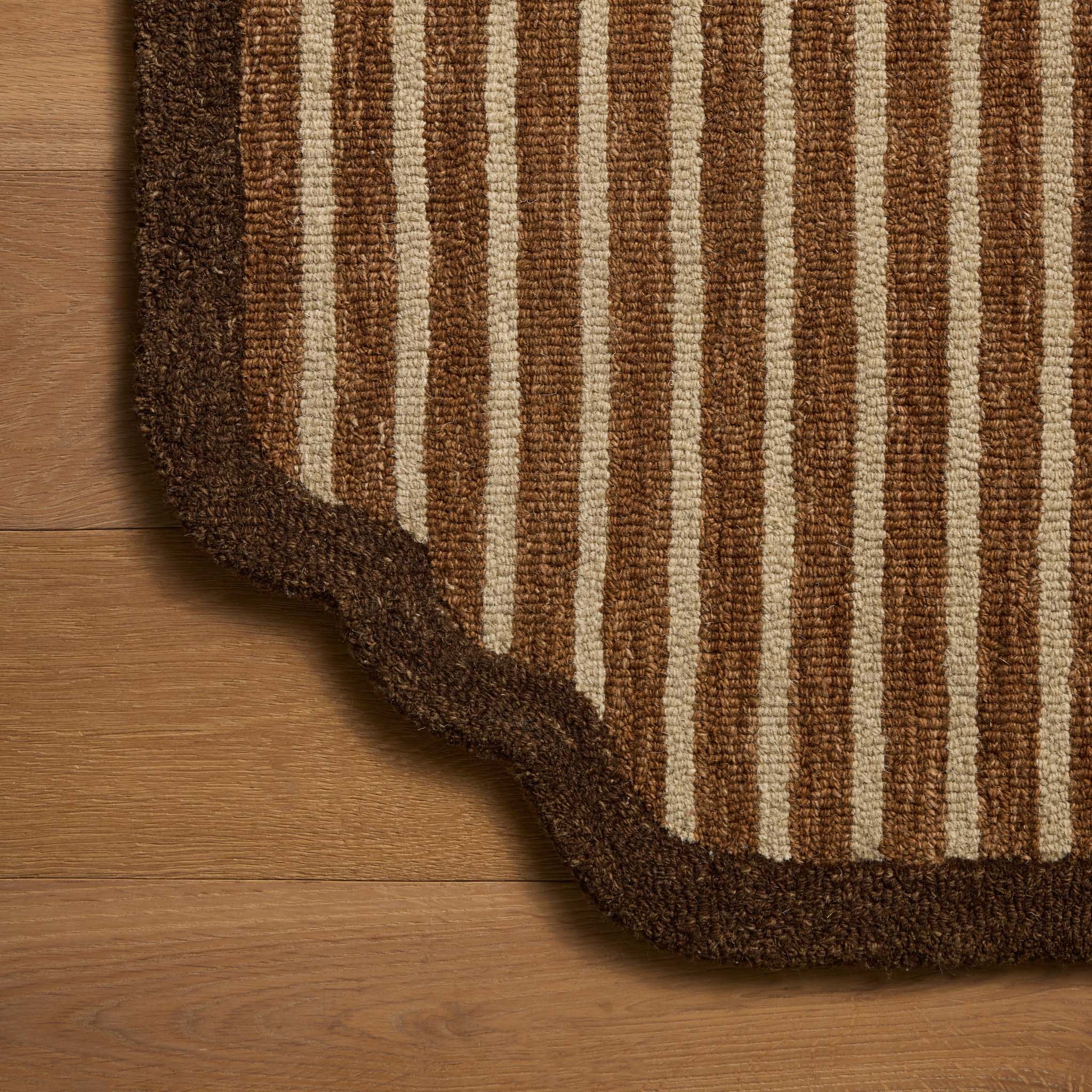 Chris Loves Julia Emmeline Antique Bronze Linen Rug