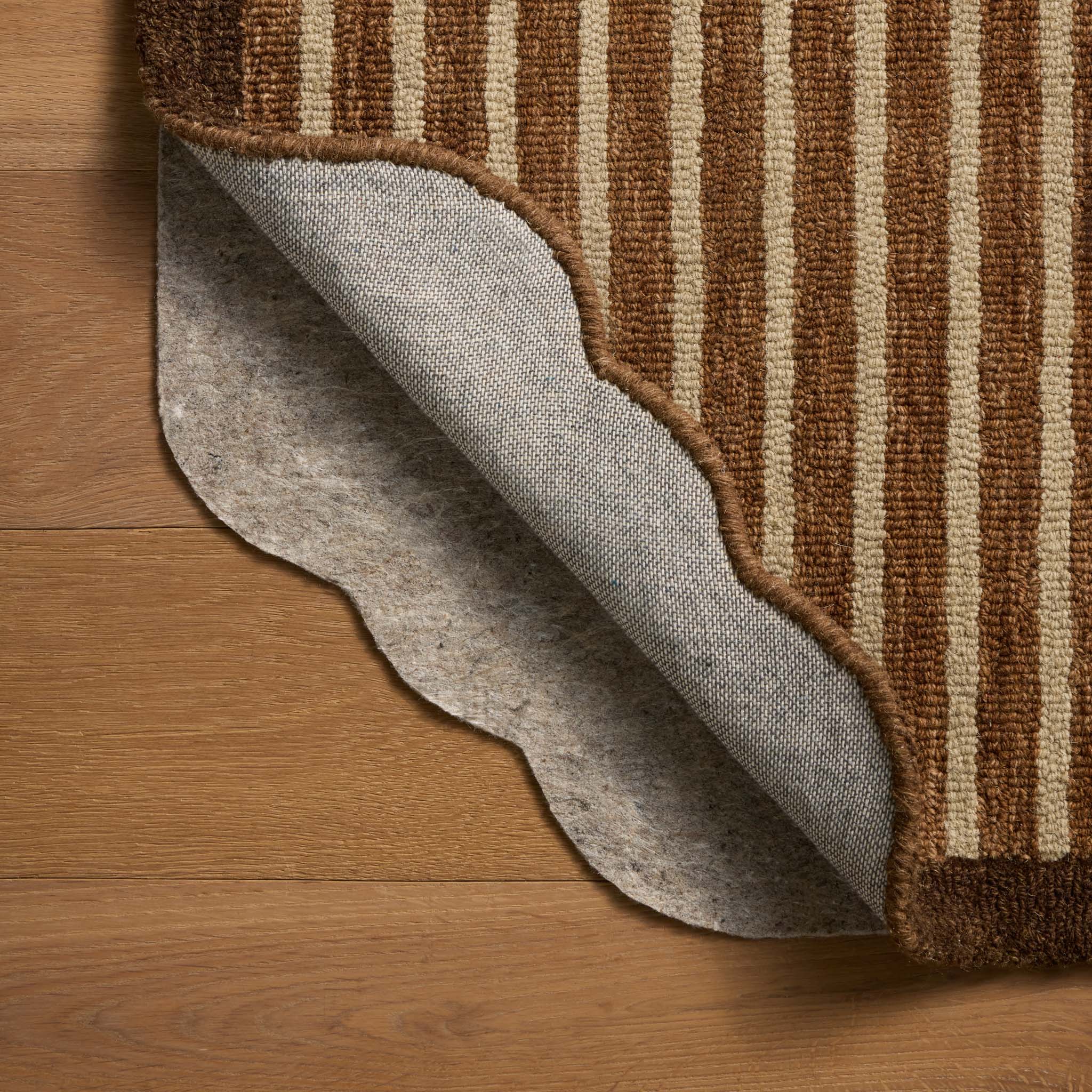 Chris Loves Julia Emmeline Antique Bronze Linen Rug