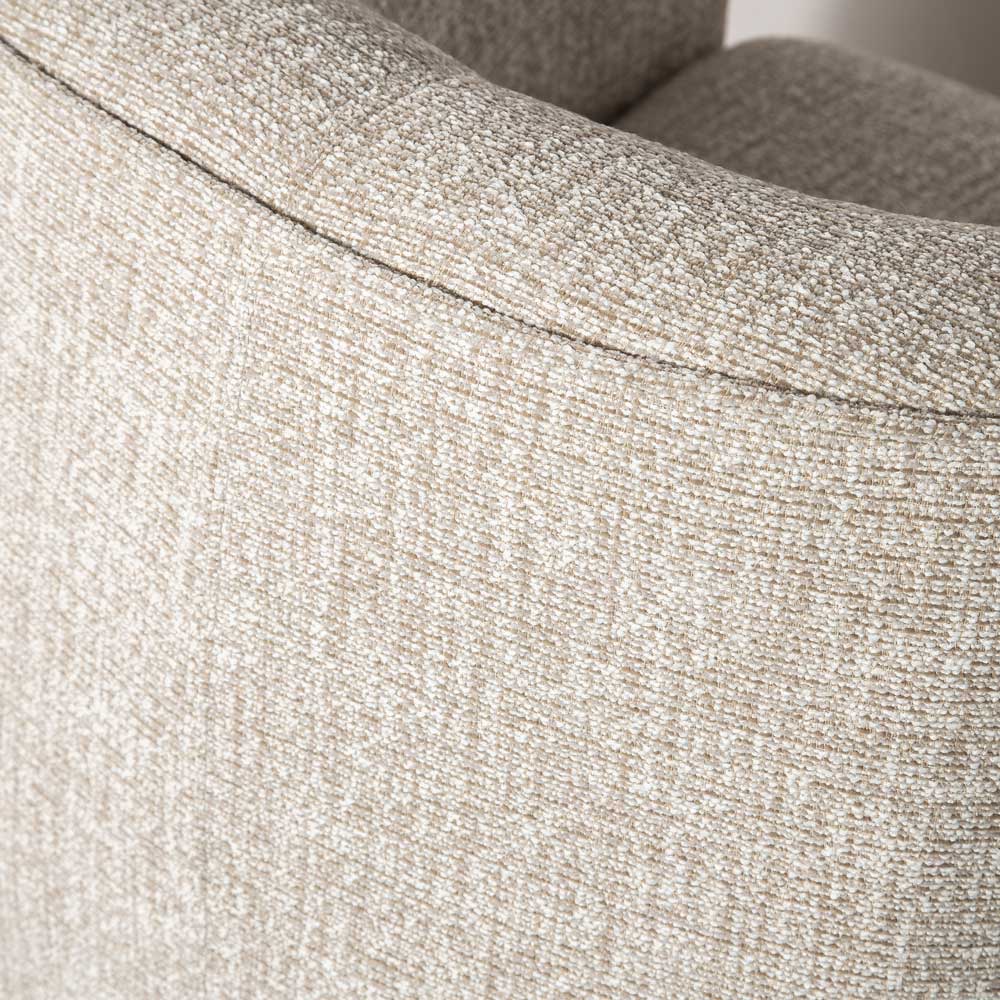 Evita Woven Tan Swivel Chair