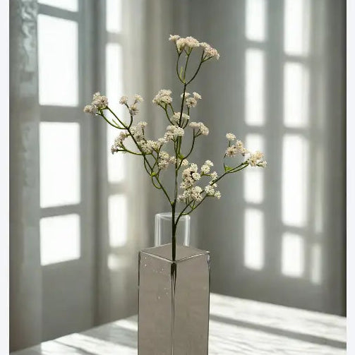 Faux White Gypsophila Spray
