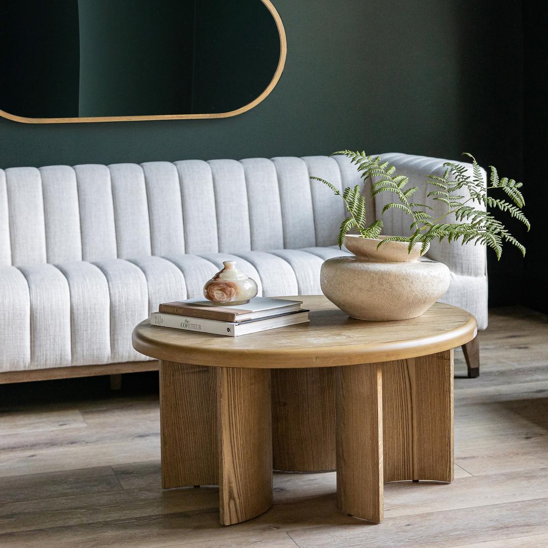 Fawn Rustic Oak Coffee Table 