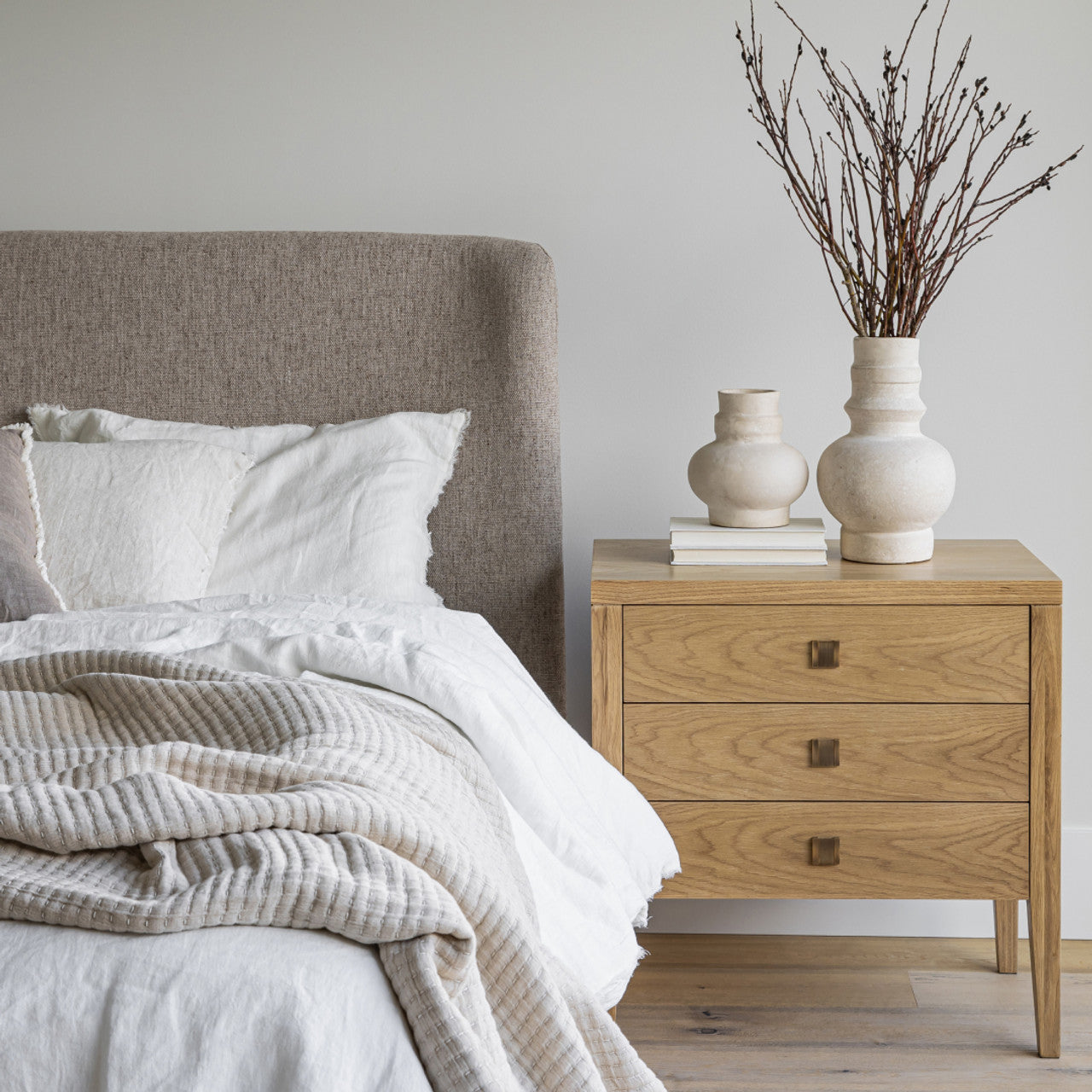Hara Natural Oak 3 Drawer Dresser- Reimagine Designs