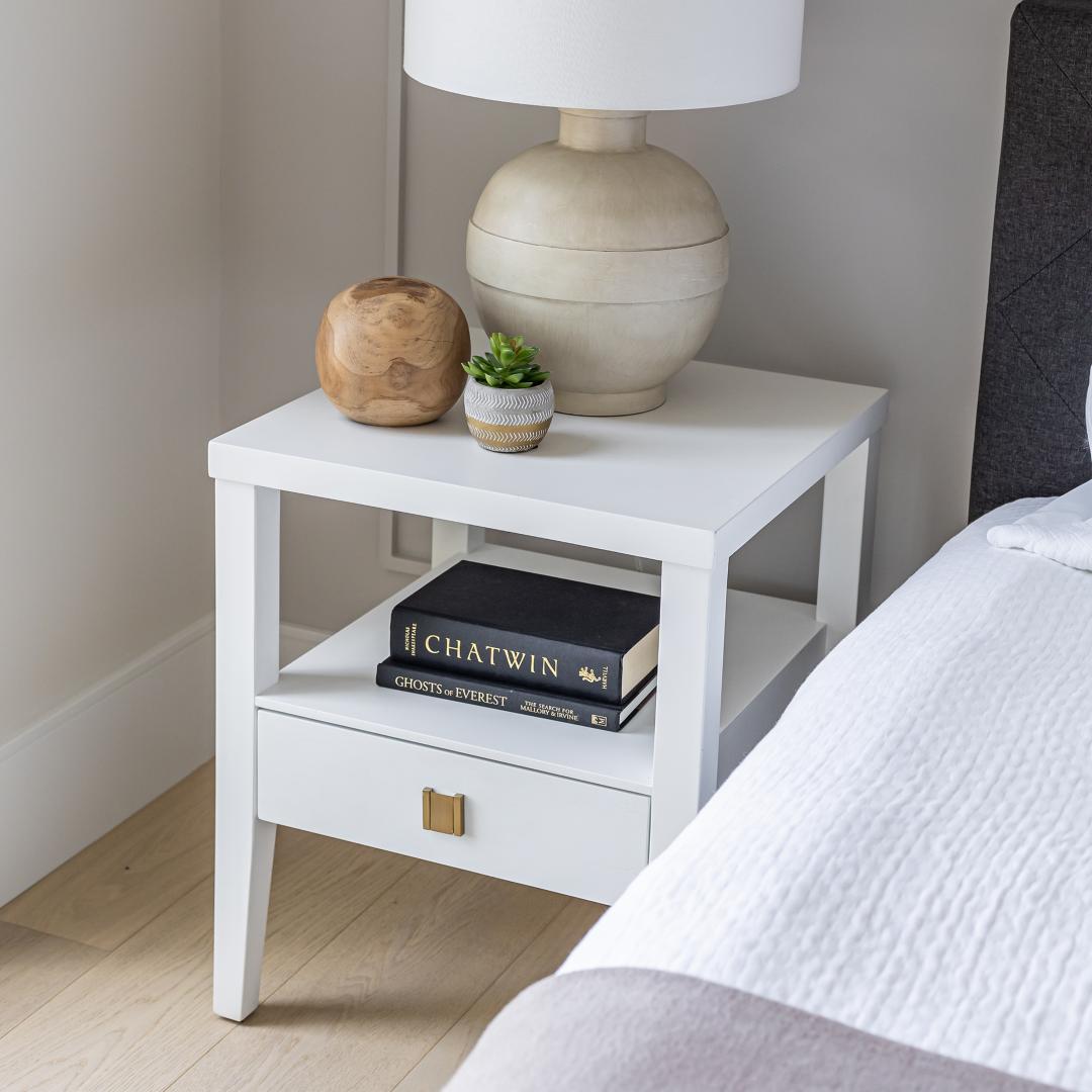 Hara Natural 1 Drawer Accent Table