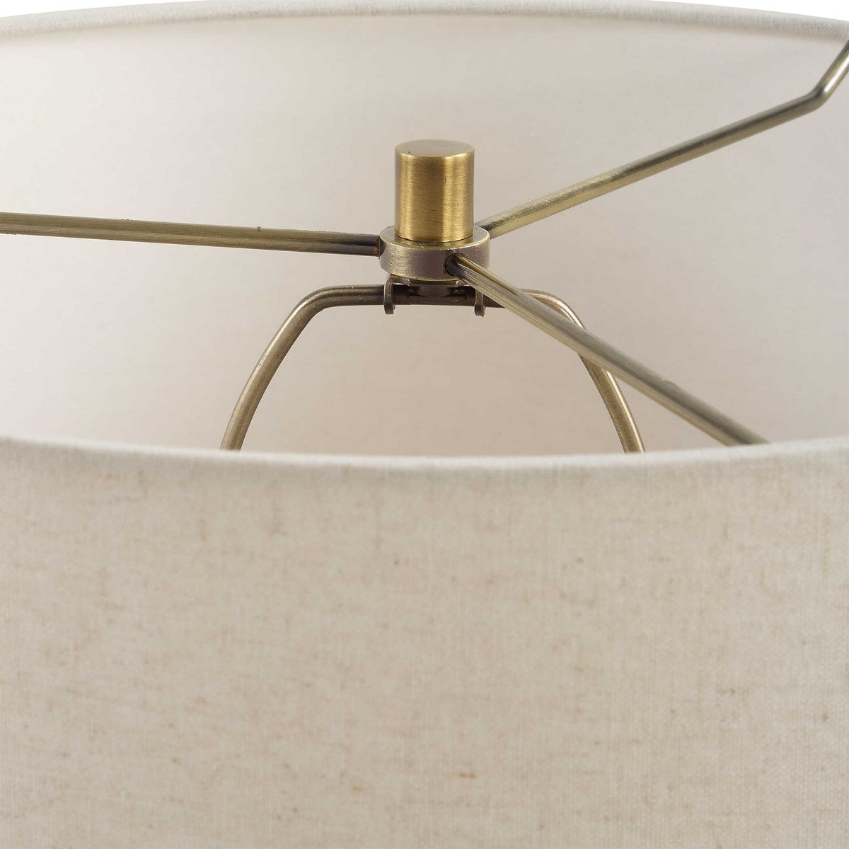 Hemisphere Travertine Table Lamp - Reimagine Designs - Lighting