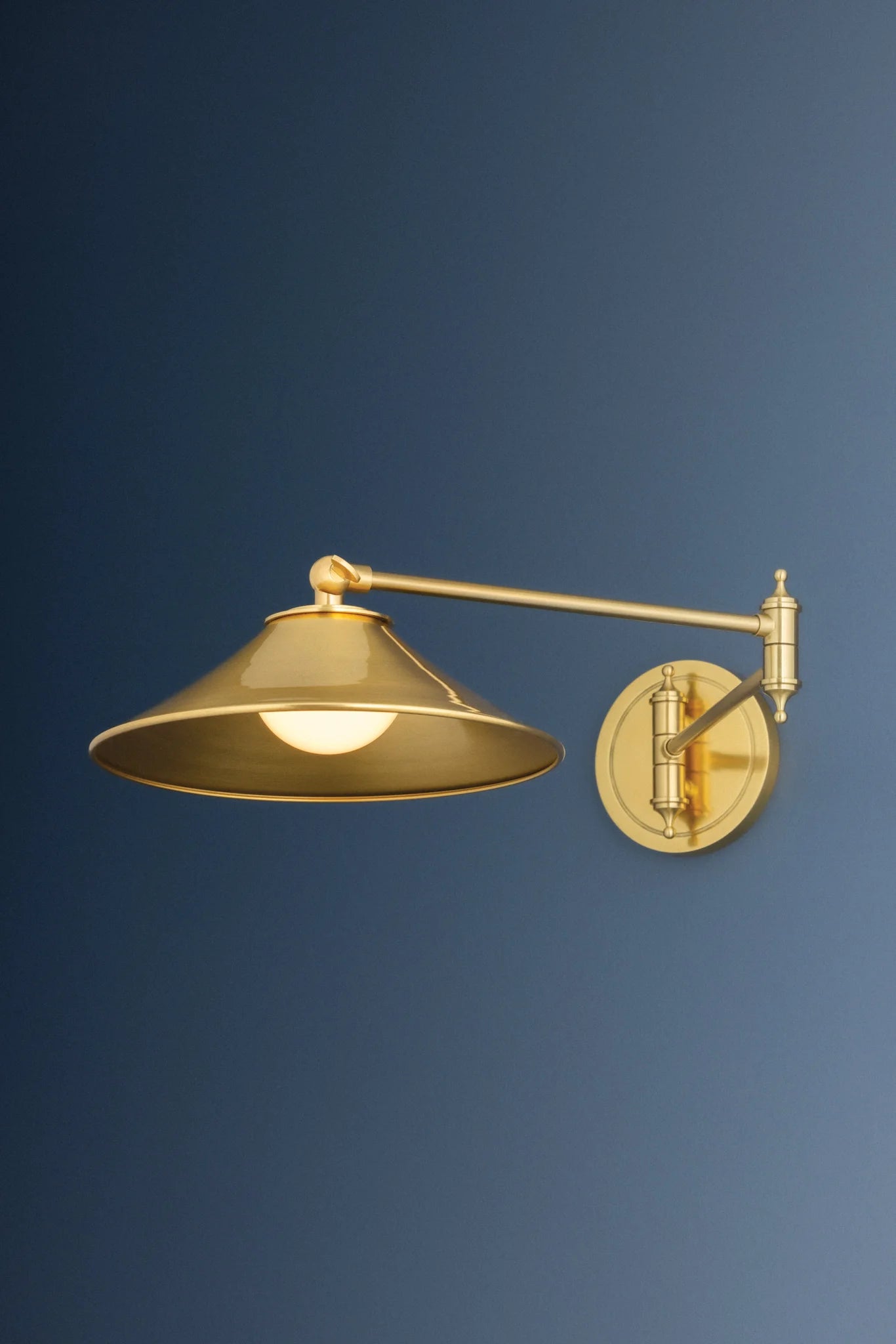 Hudson Valley Lighting Lithgow Aged Brass Wall Light
