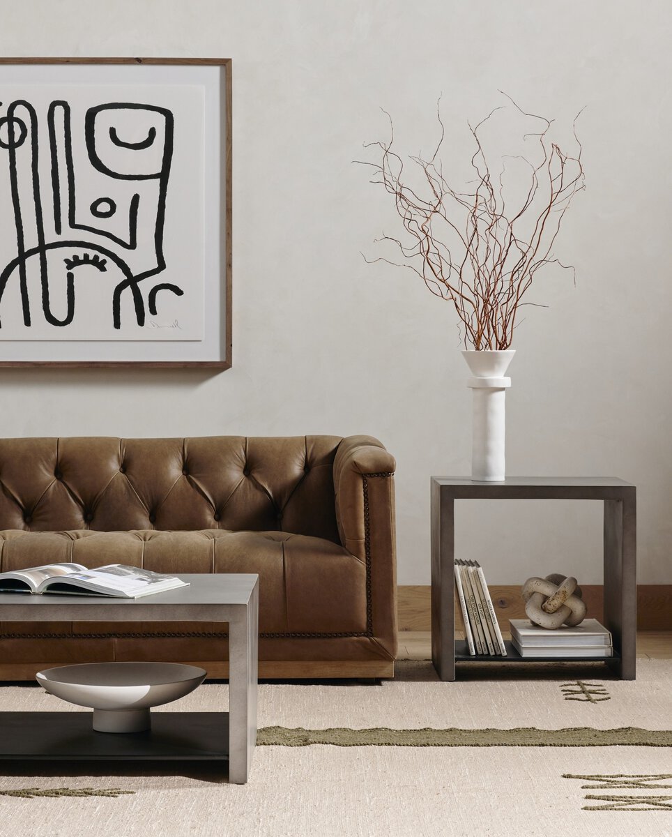 Hugo Concrete End Table
