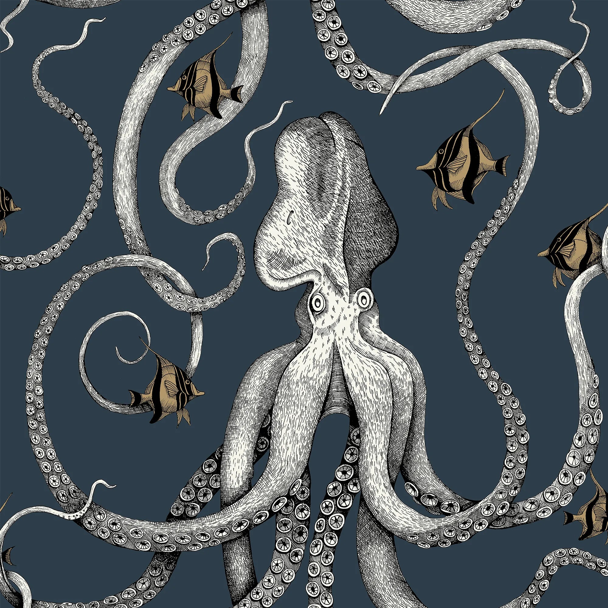 Josephine Munsey Octopoda Grand Wallpaper