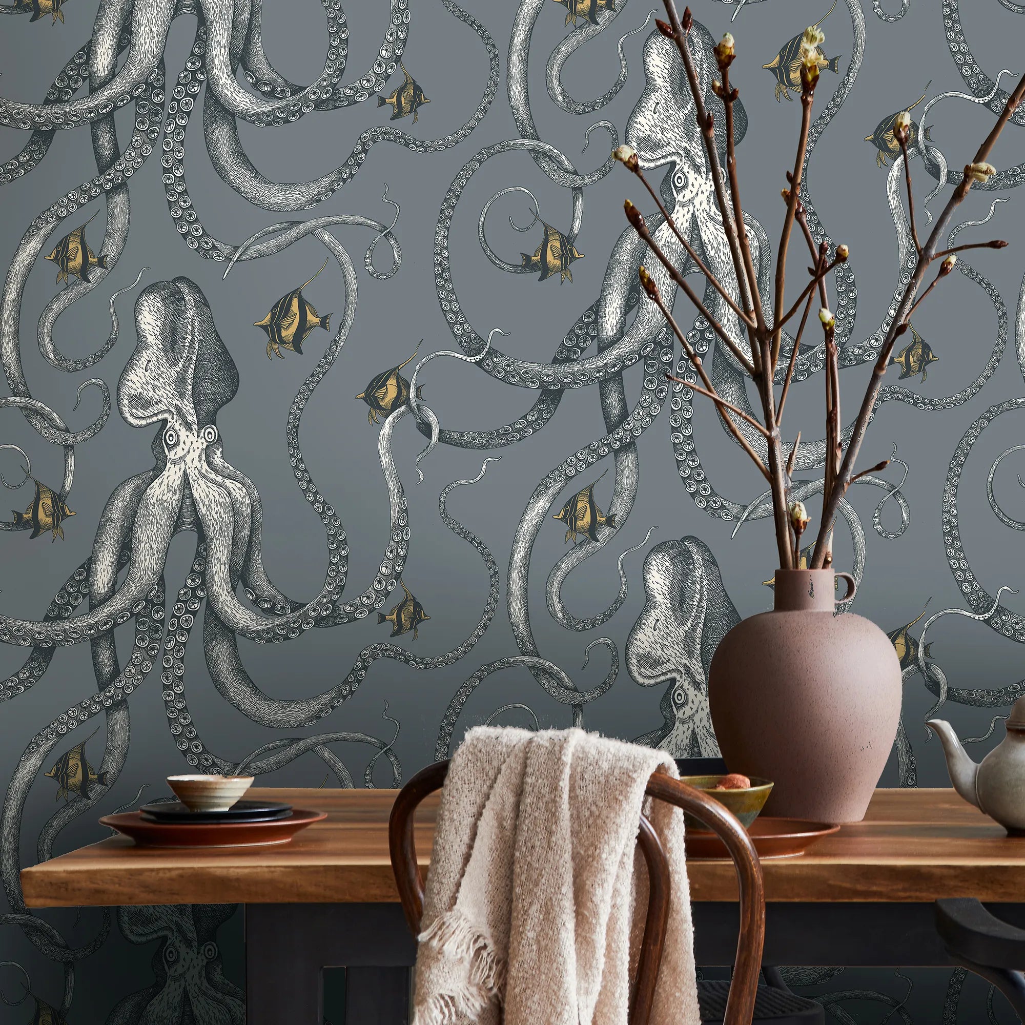 Josephine Munsey Octopoda Grand Wallpaper