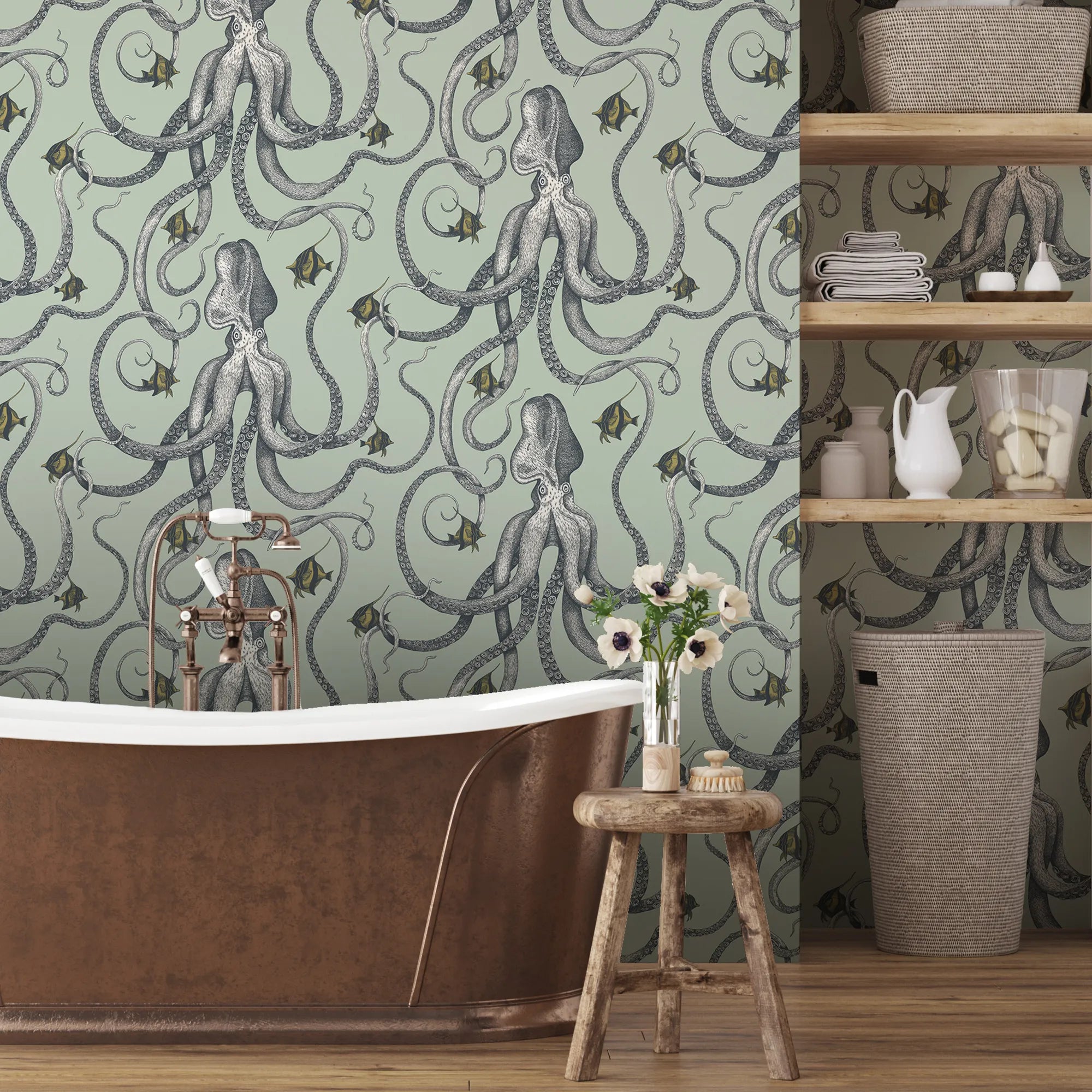 Josephine Munsey Octopoda Grand Wallpaper