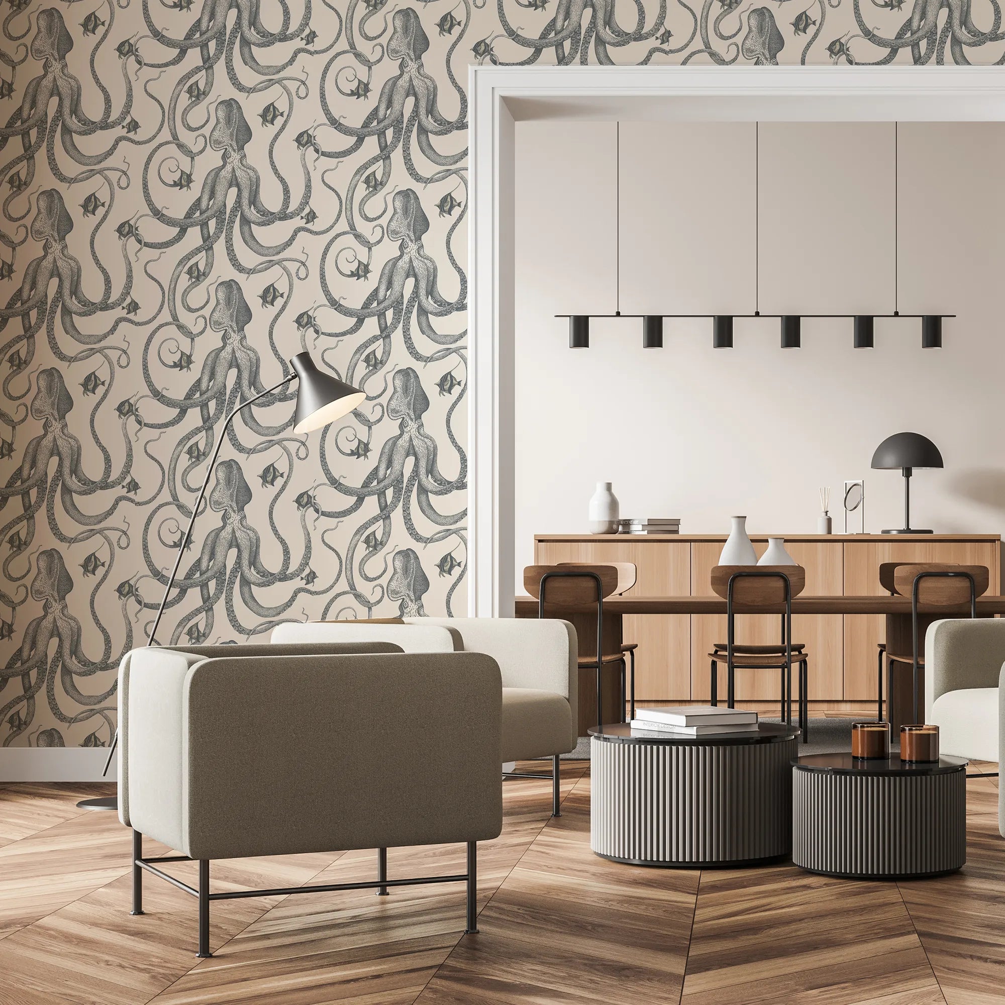 Josephine Munsey Octopoda Grand Wallpaper