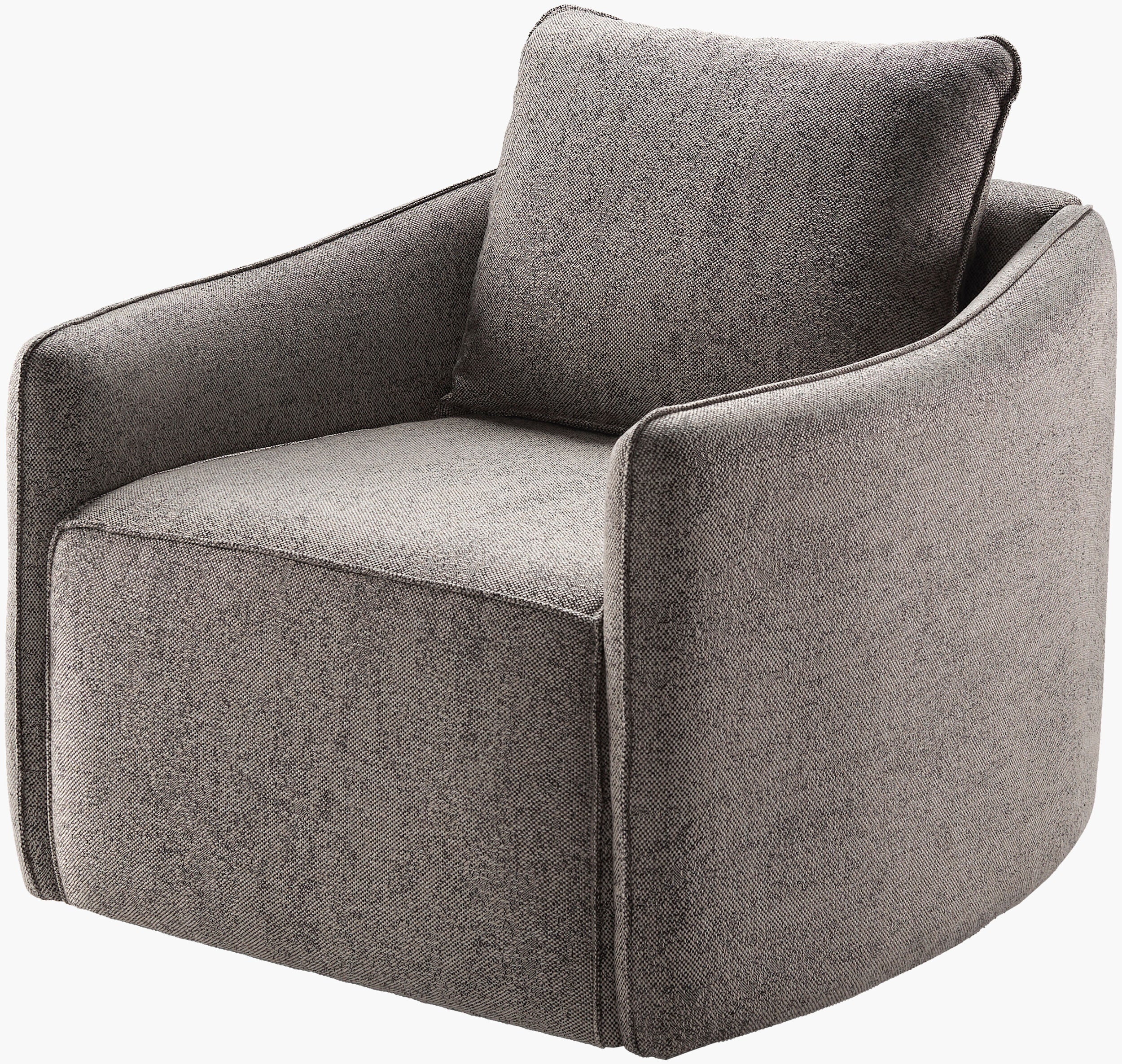 Kelli Charcoal Swivel Chair