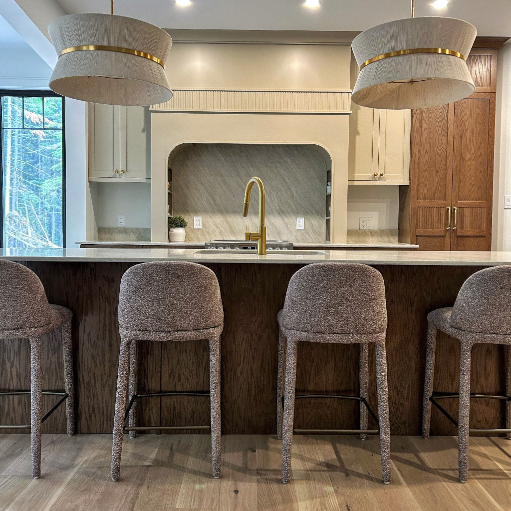 Kiara Brown Counter Stool