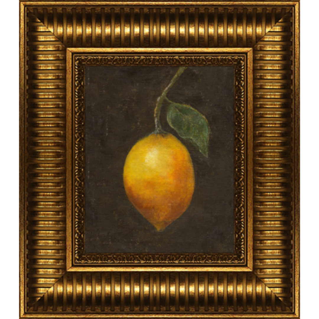 Lemon Framed Oil Print Painting