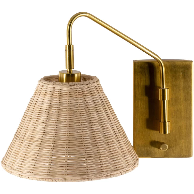 Cerro Rattan Wall Light