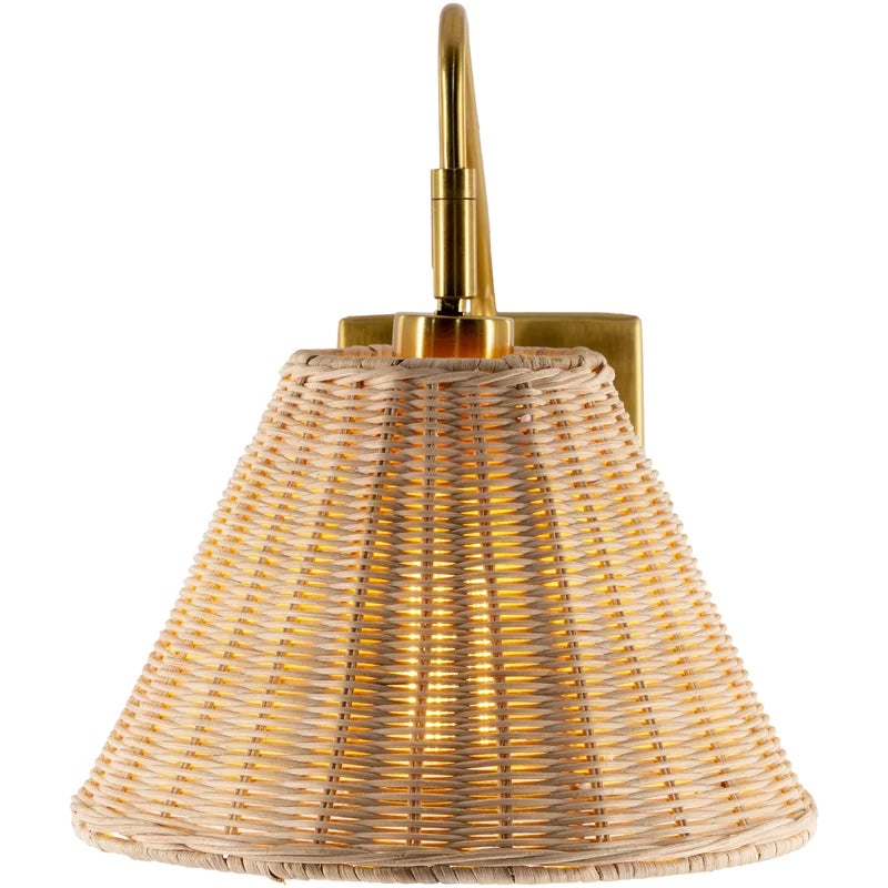 Cerro Rattan Wall Light