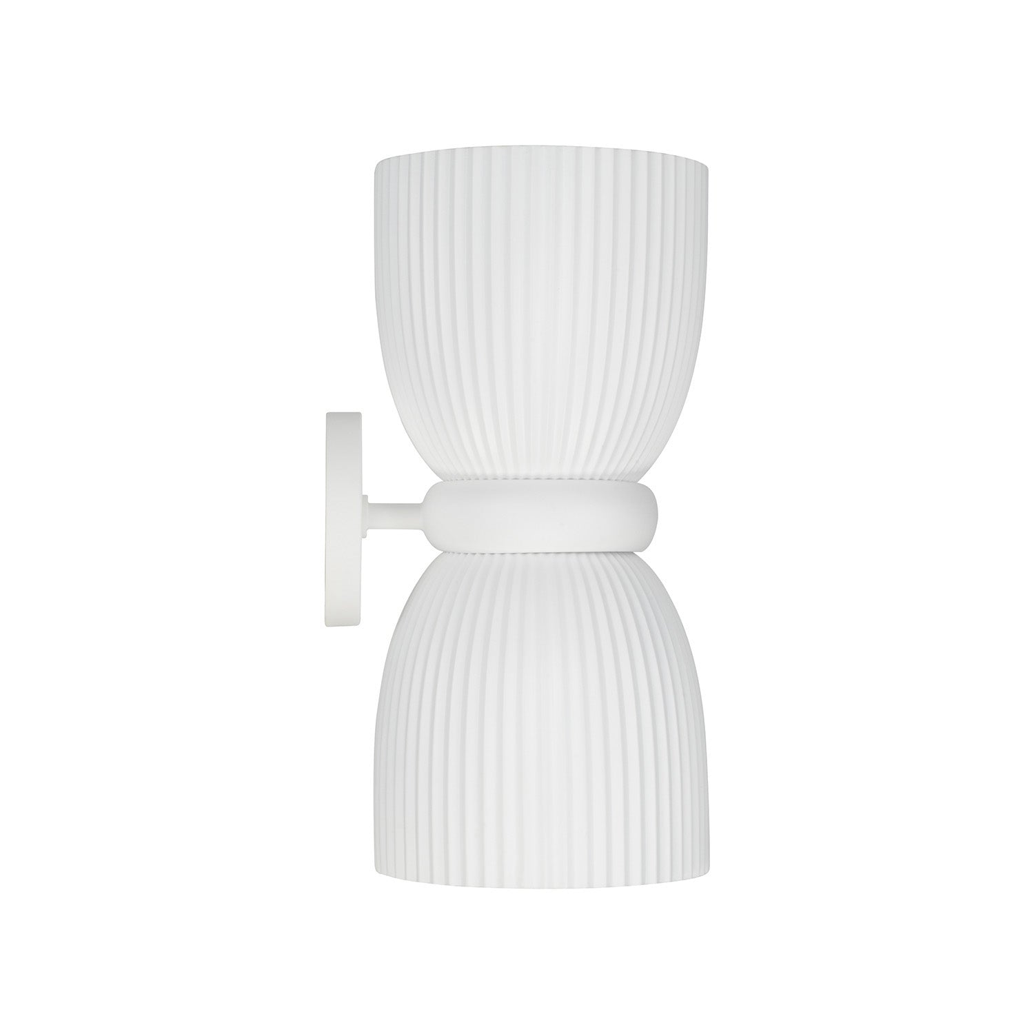 Mallory Fluted Sconce Light Side