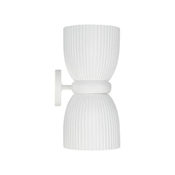 Mallory Fluted Sconce Light Side