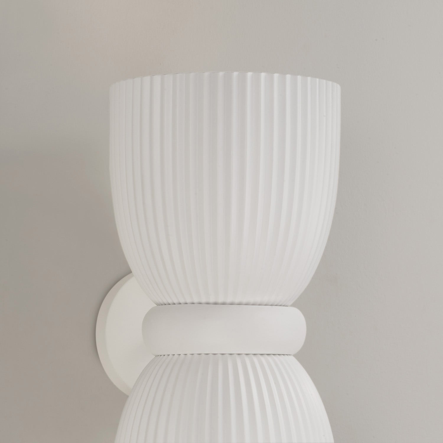 Mallory Fluted Sconce Light Wall Detail