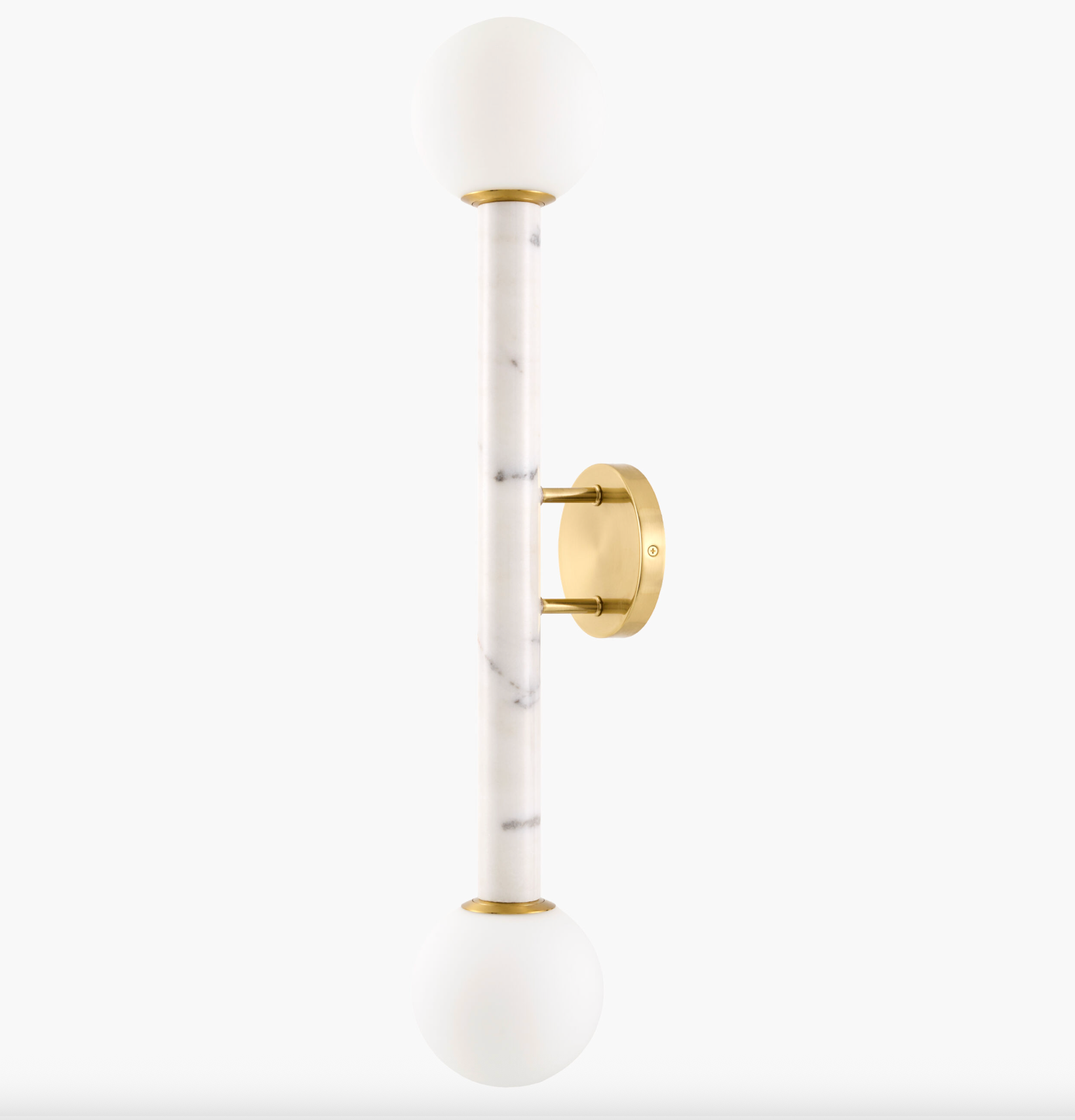 Marzia Wall Sconce White Stone
