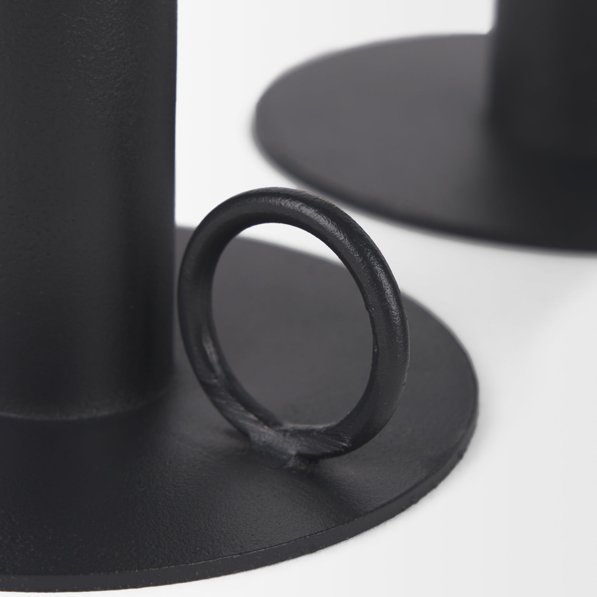 Matte Black Metal Candle Holders - Reimagine Designs