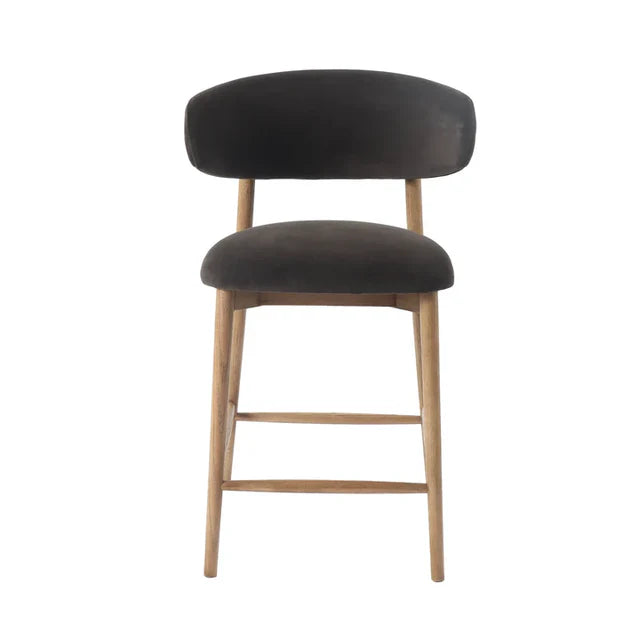 Milo Slate Charcoal Counter Stool- Reimagine Designs