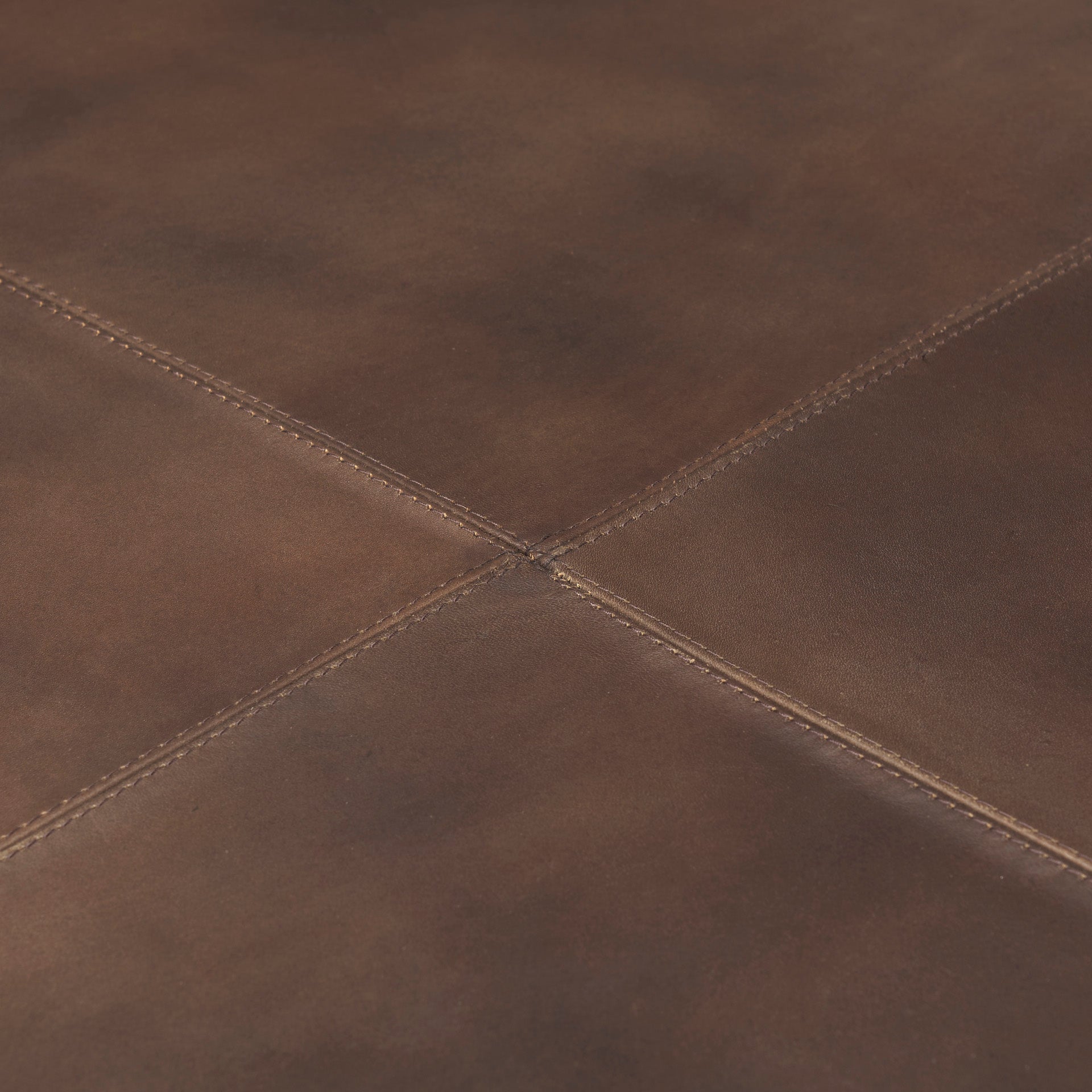 Minara Leather Ottoman