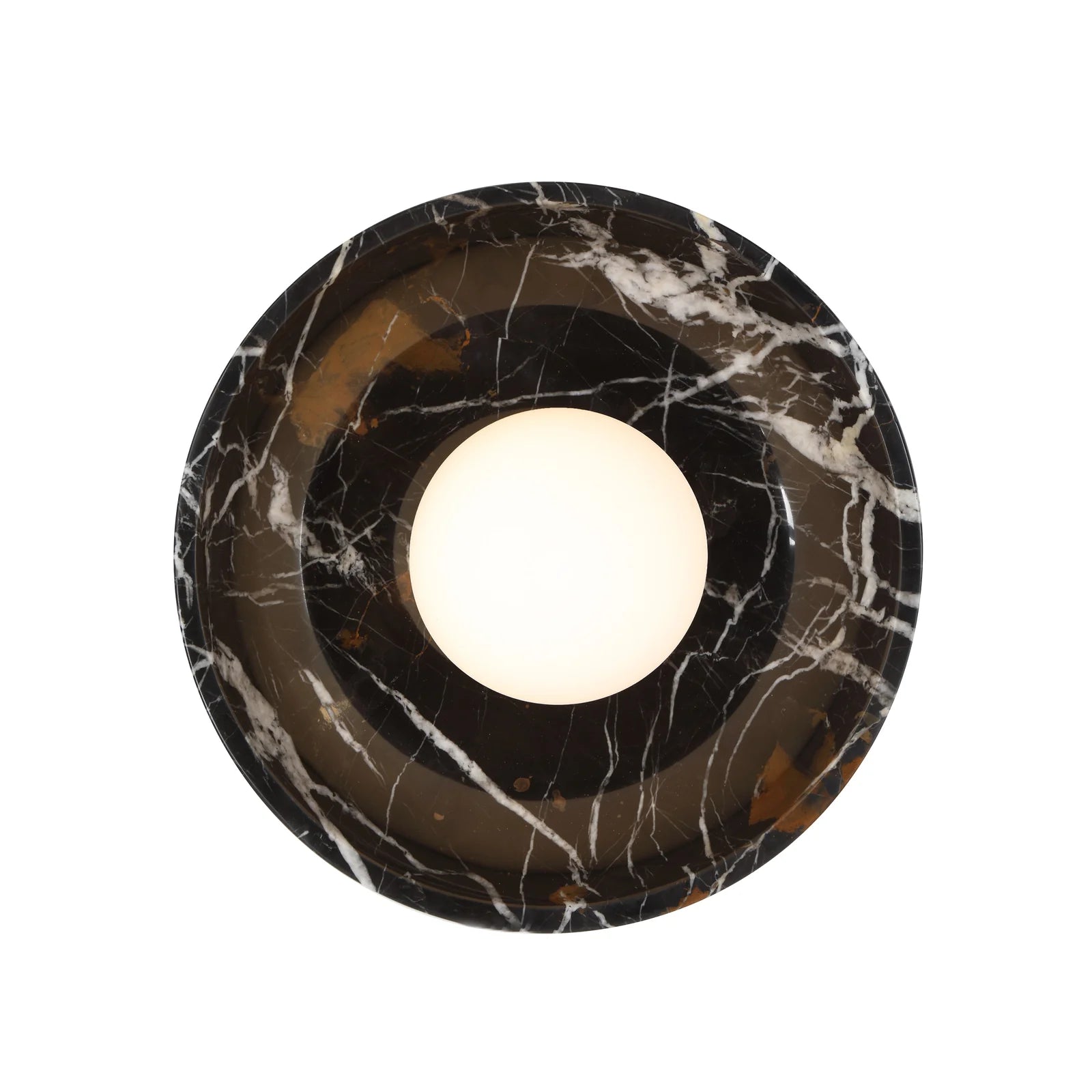 Myrtos Brown Marble Wall Sconce