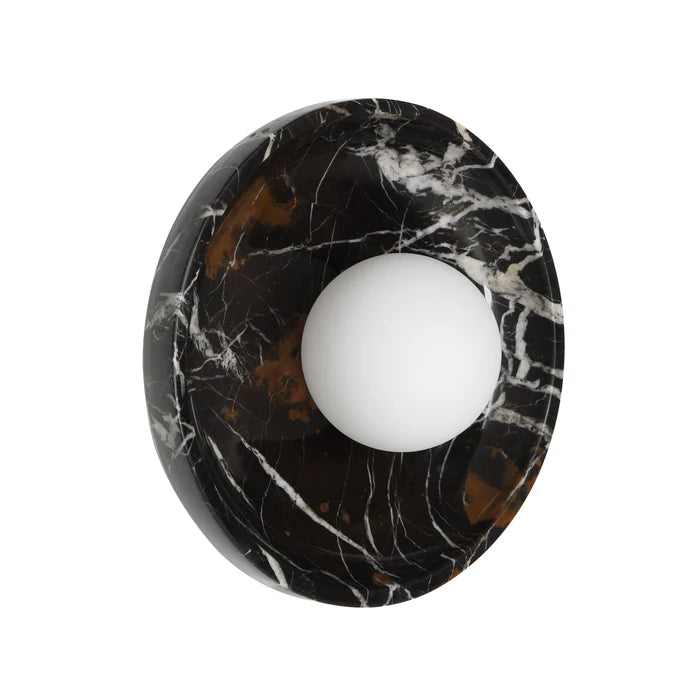Myrtos Brown Marble Wall Sconce